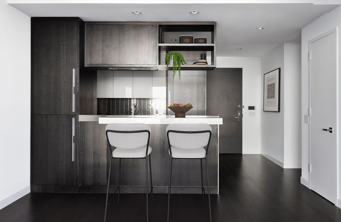252 South Street, Unit 53B Manhattan, NY 10002 - Photo 4 of 24 a kitchen with a sink and cabinets