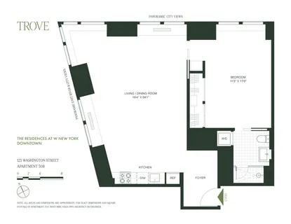 $999,000 | 123 Washington Street, Unit 30B | Financial District