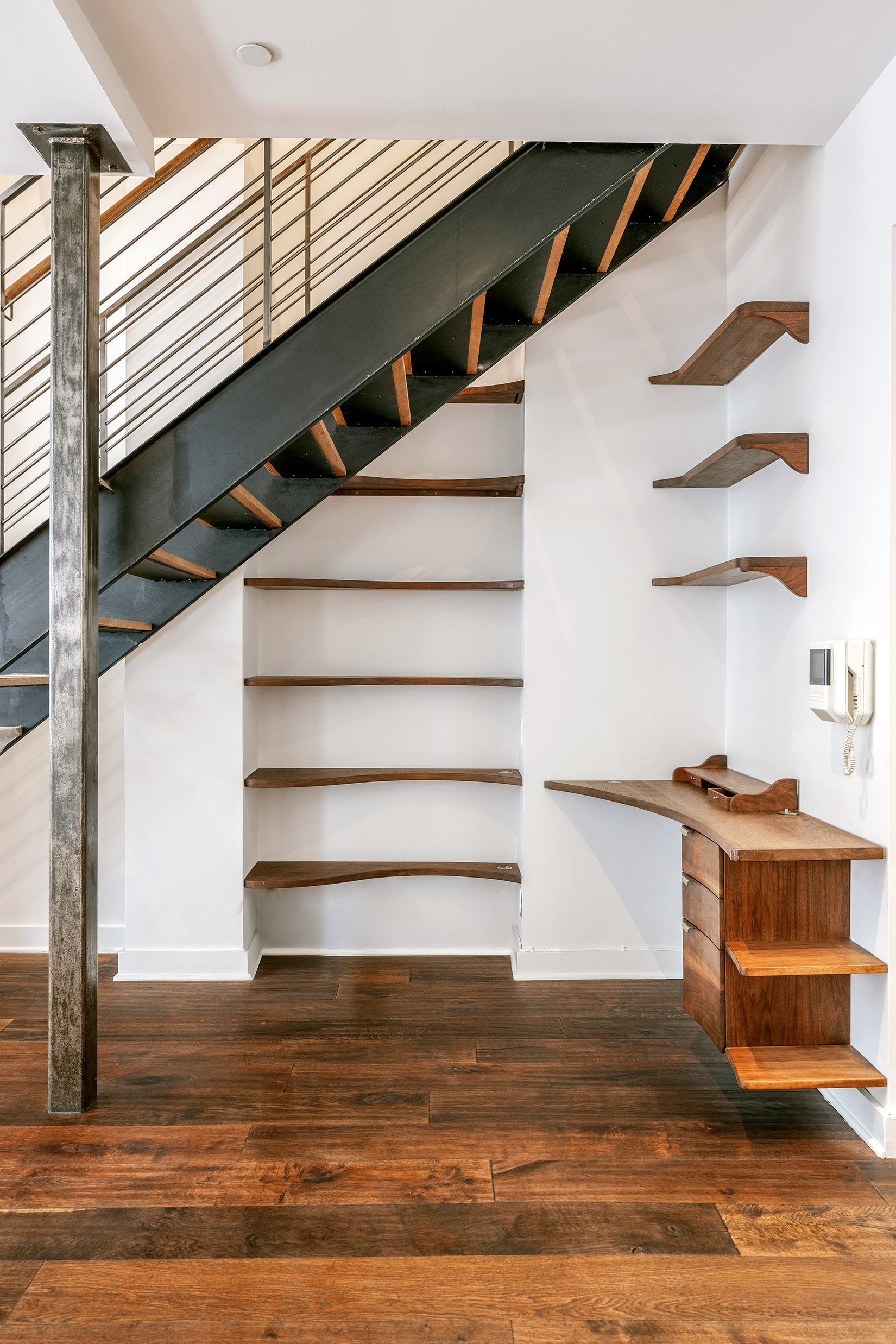 401 Hicks Street, Unit A1B Brooklyn, NY 11201 - Photo 11 of 14 a view of entryway and hall with wooden floor