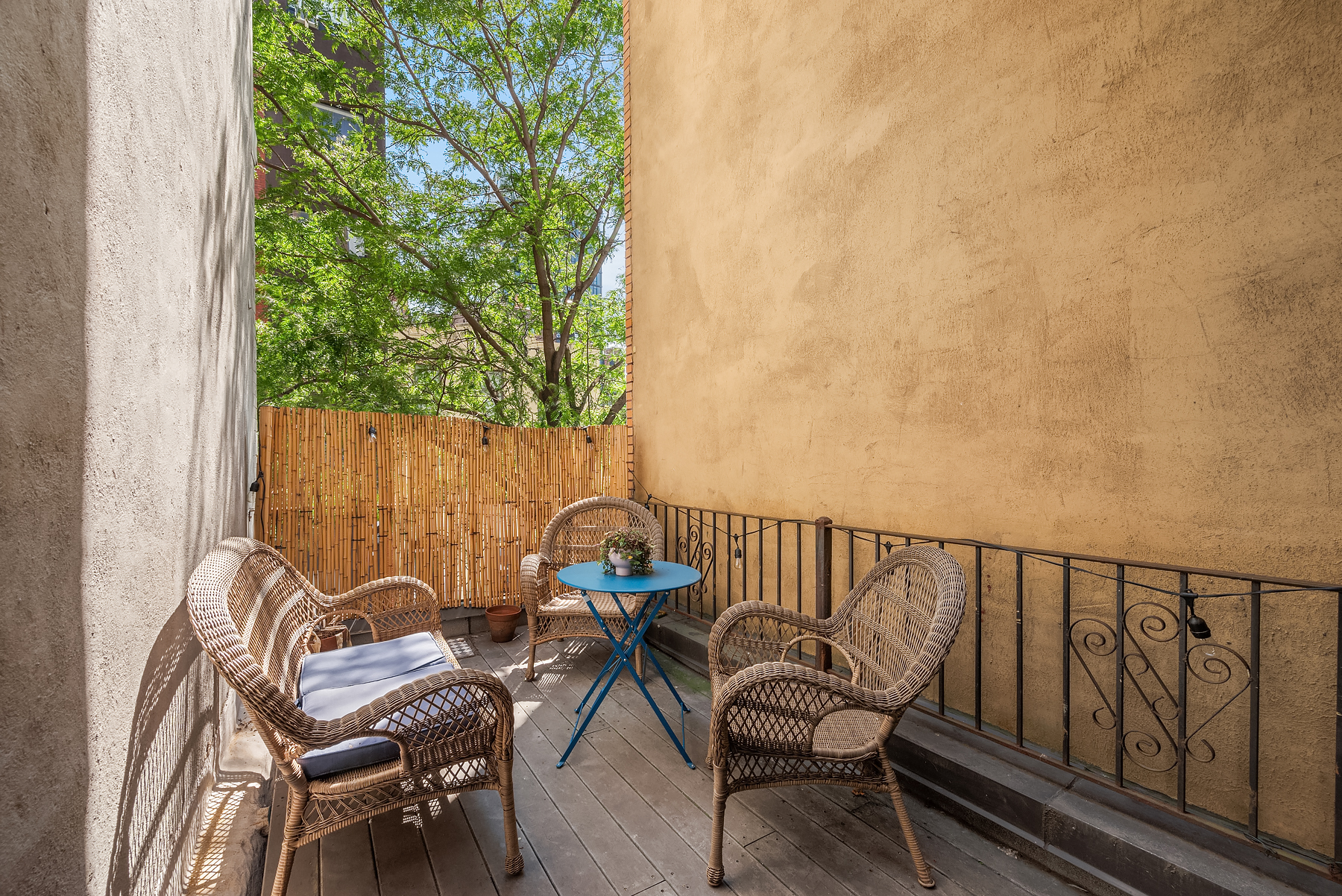 249 Eldridge Street, Unit 4 Manhattan, NY 10002 - Photo 5 of 7 a view of a chairs in balcony
