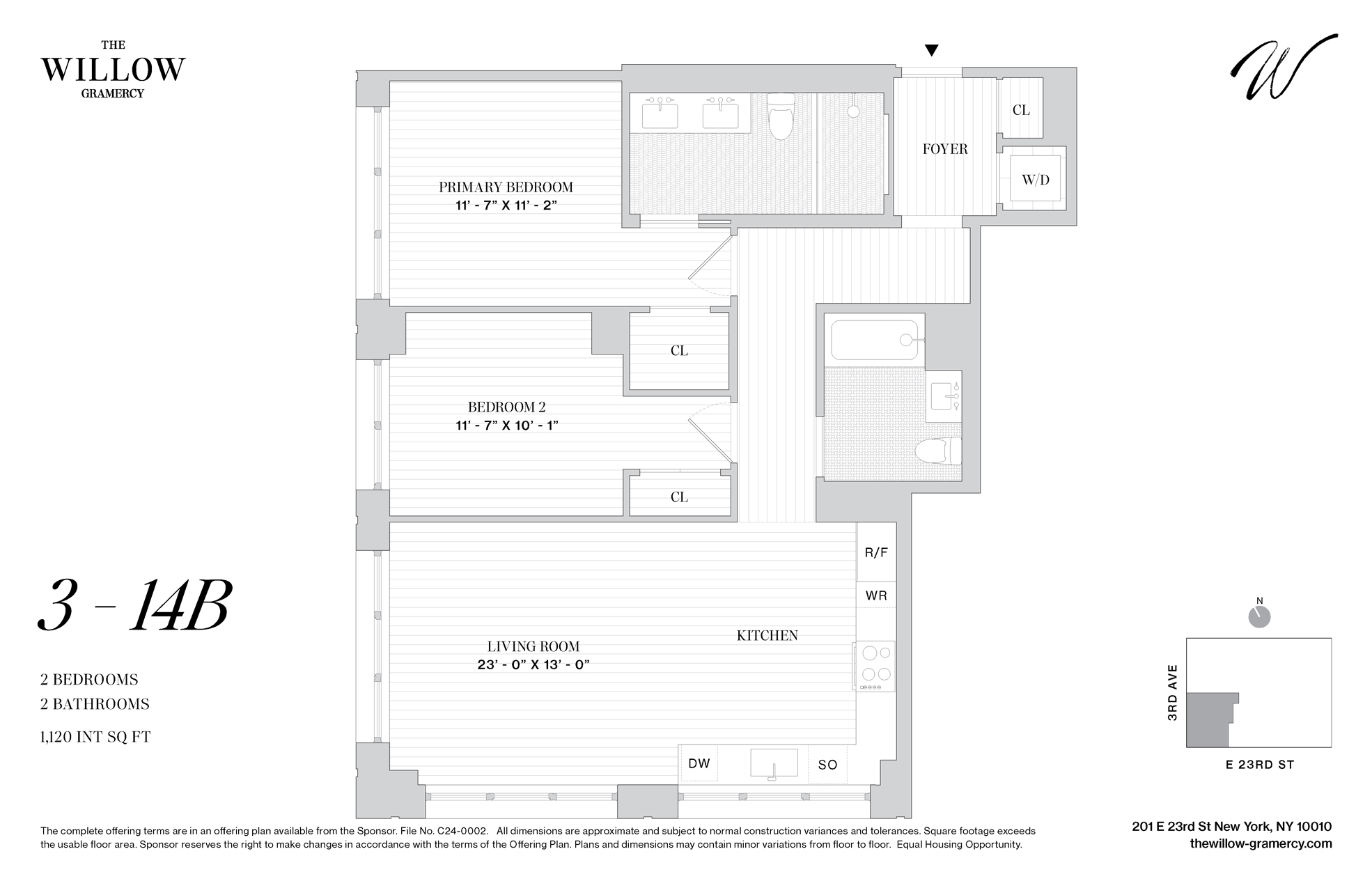 201 East 23rd Street, Unit 14B Manhattan, NY 10010 - Photo 19 of 19 a picture of a wall and white wall