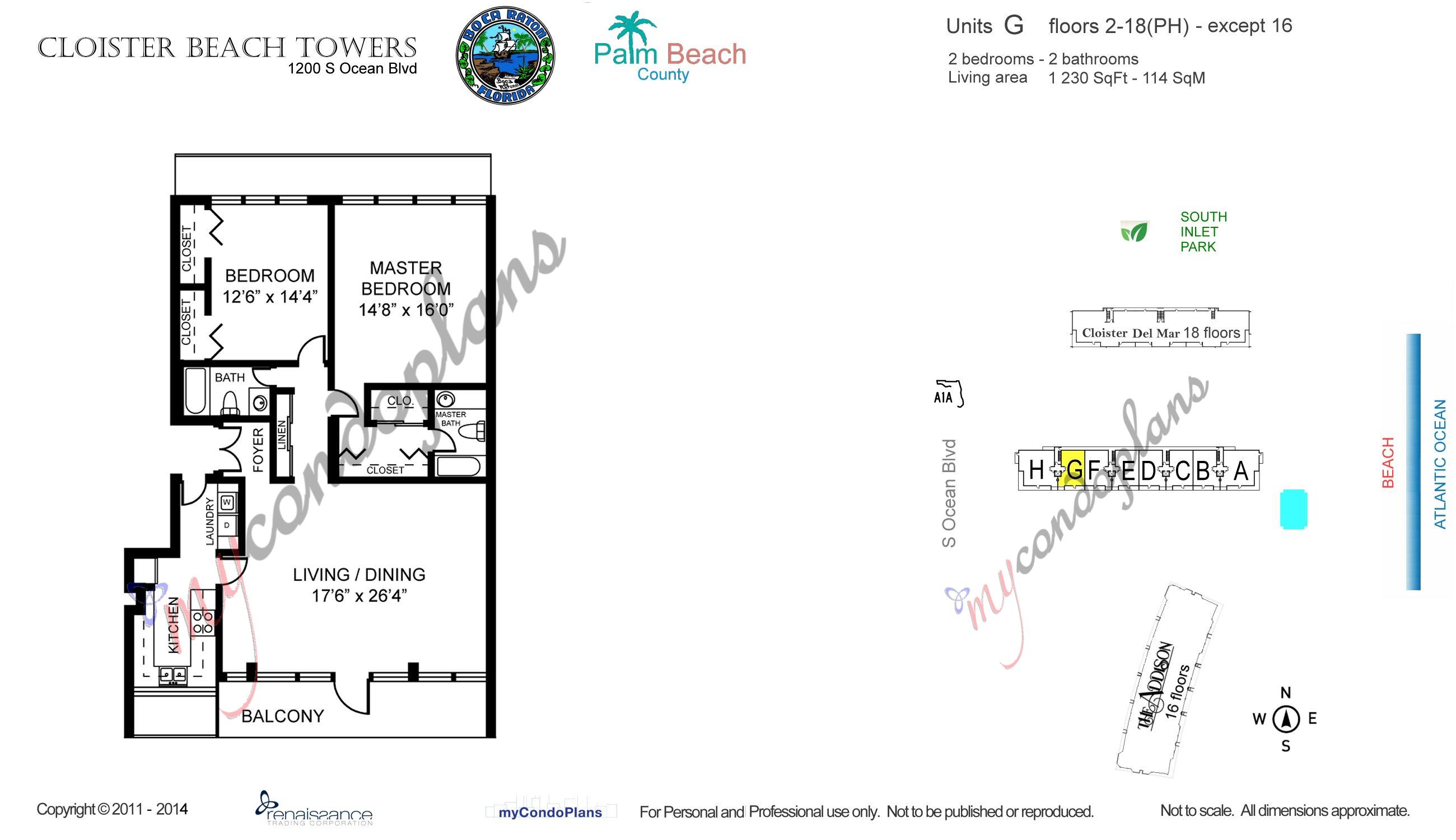 1200 South Ocean Boulevard, Unit PHG Boca Raton, FL 33432 - Photo 50 of 50