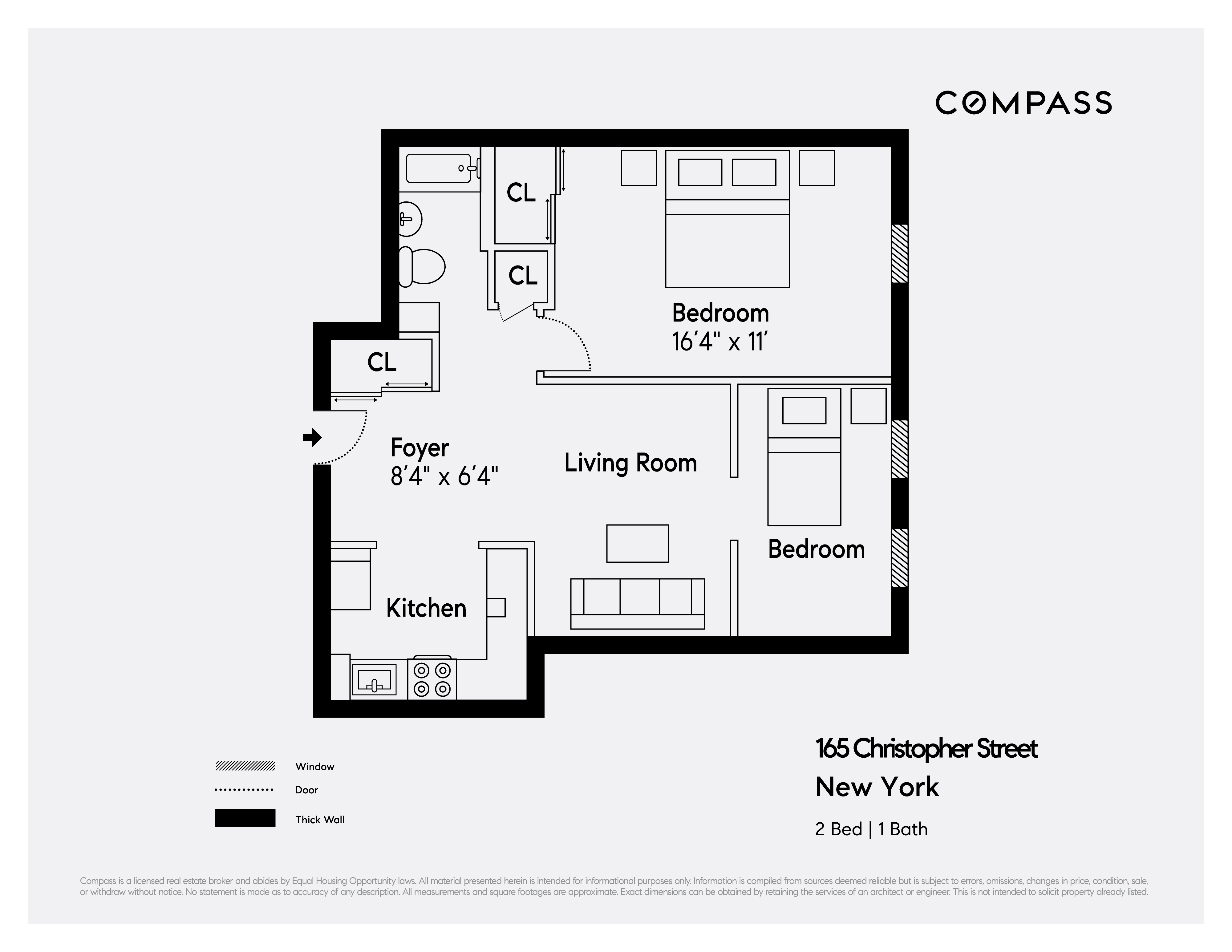 165 Christopher Street, Unit 1C Manhattan, NY 10014 - Photo 10 of 10 unknown