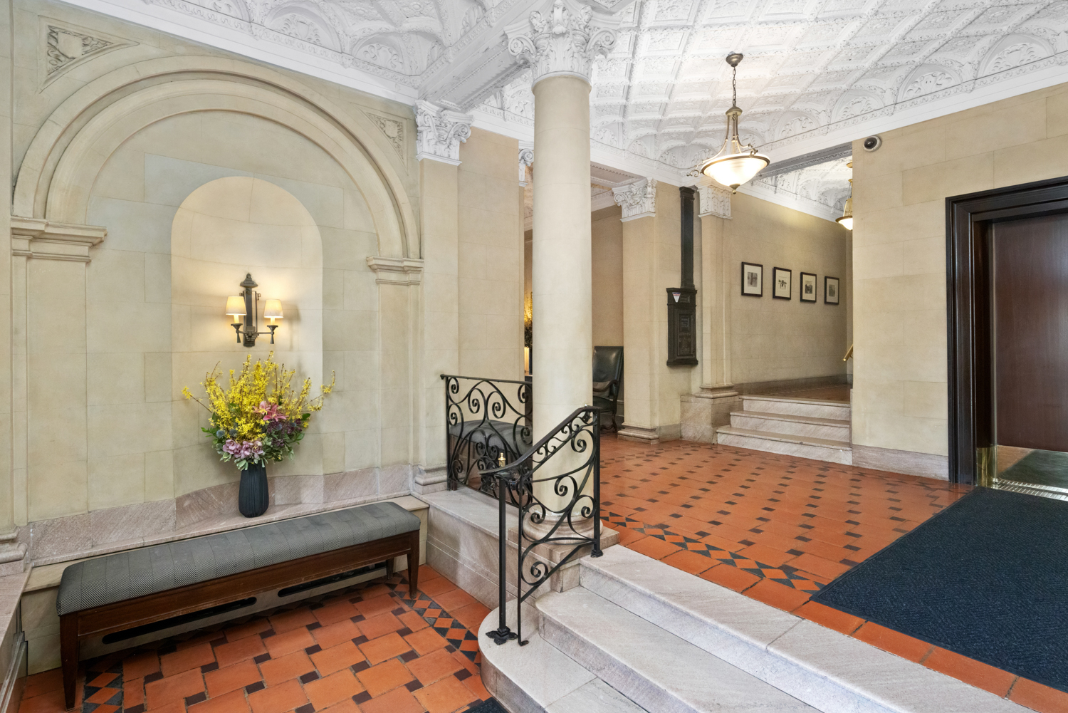 333 Central Park West, Unit 11 Manhattan, NY 10025 - Photo 19 of 21 a living room with chandelier