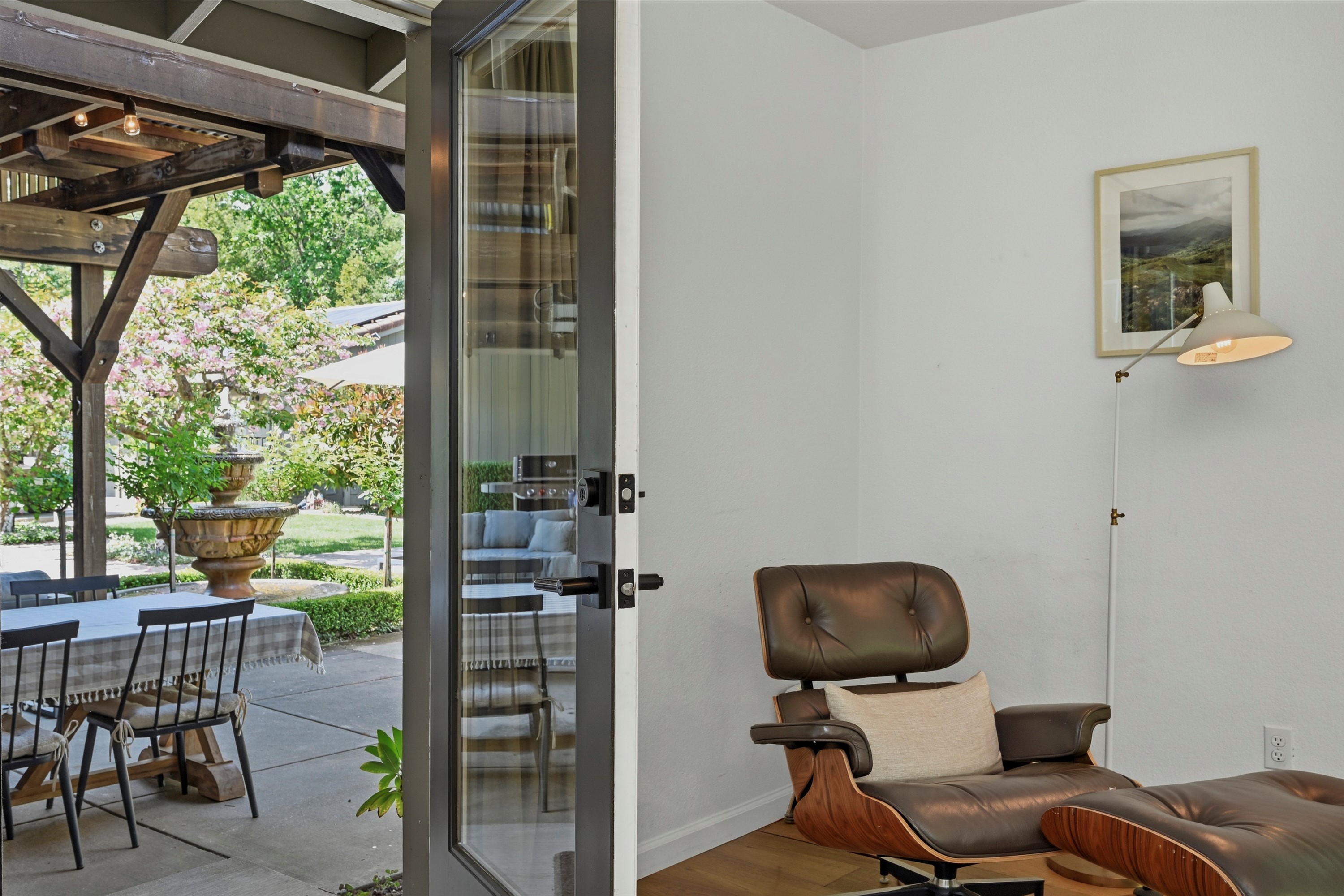 1541 Chablis Road Healdsburg, CA 95448 - Photo 15 of 19 a view of a workspace with furniture and a window