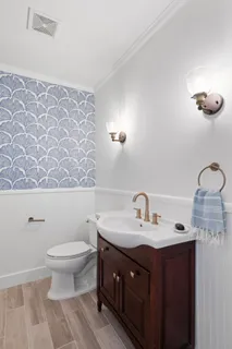 a view of a storage and utility room