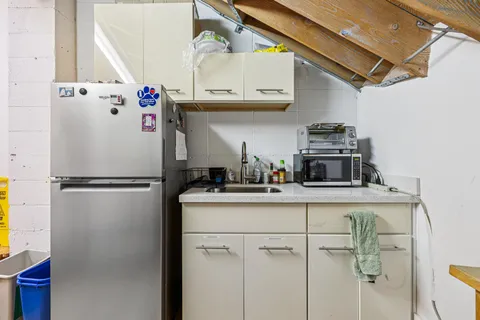 a view of storage and utility room