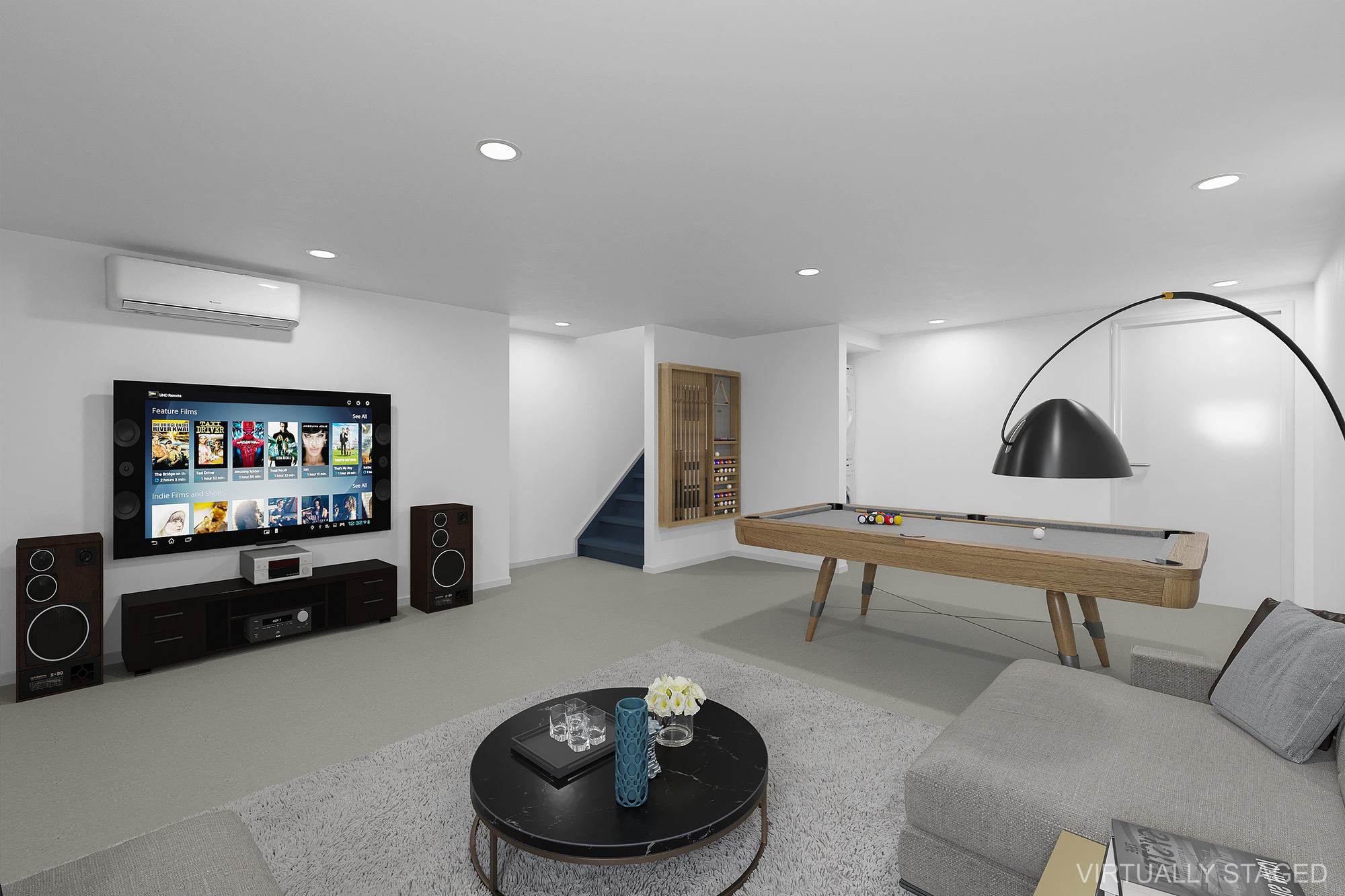 116 Madison Street Brooklyn, NY 11216 - Photo 16 of 20 a living room with furniture and a flat screen tv