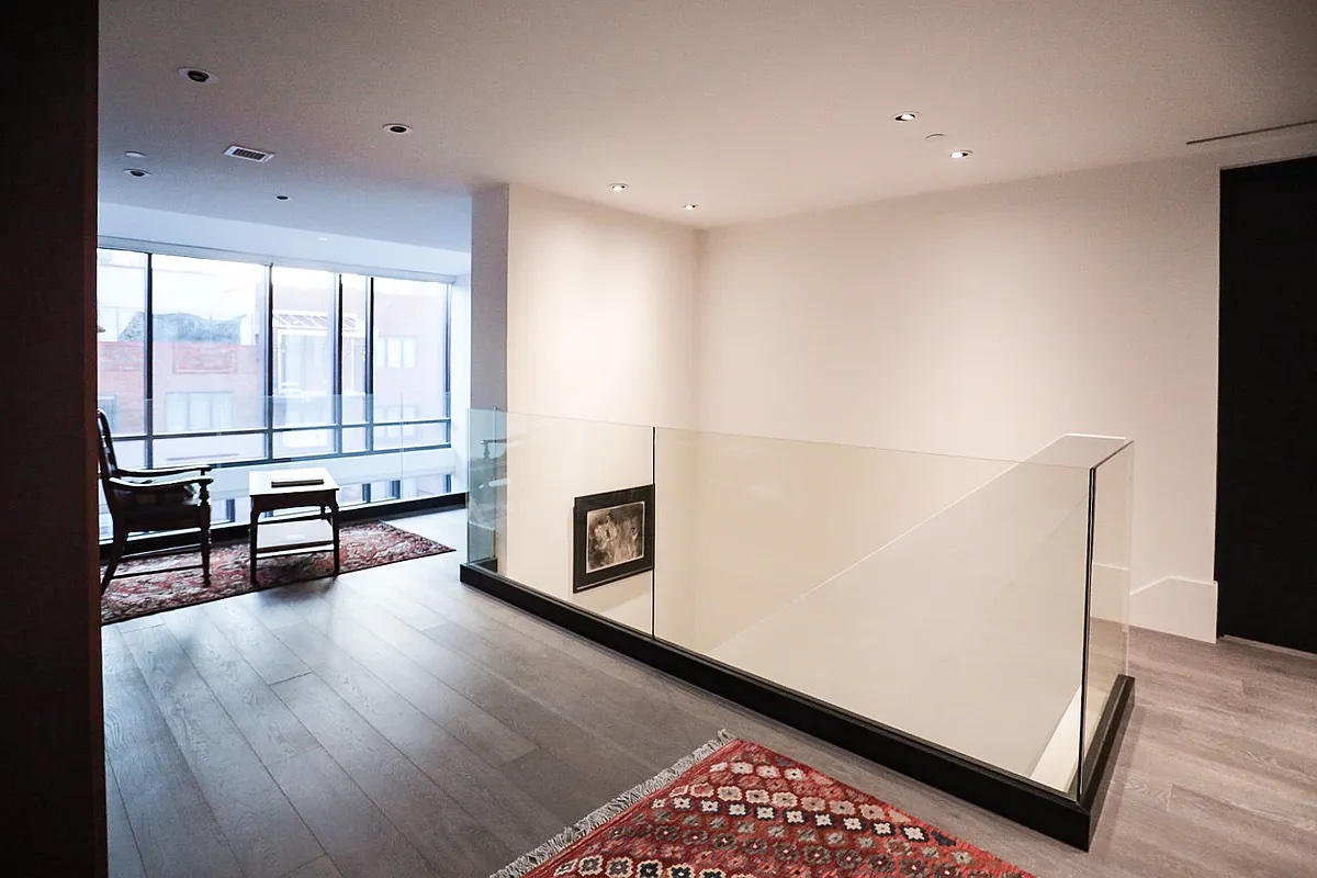 429 Kent Avenue, Unit D722 Brooklyn, NY 11249 - Photo 16 of 18 wooden floor and dining room with furniture