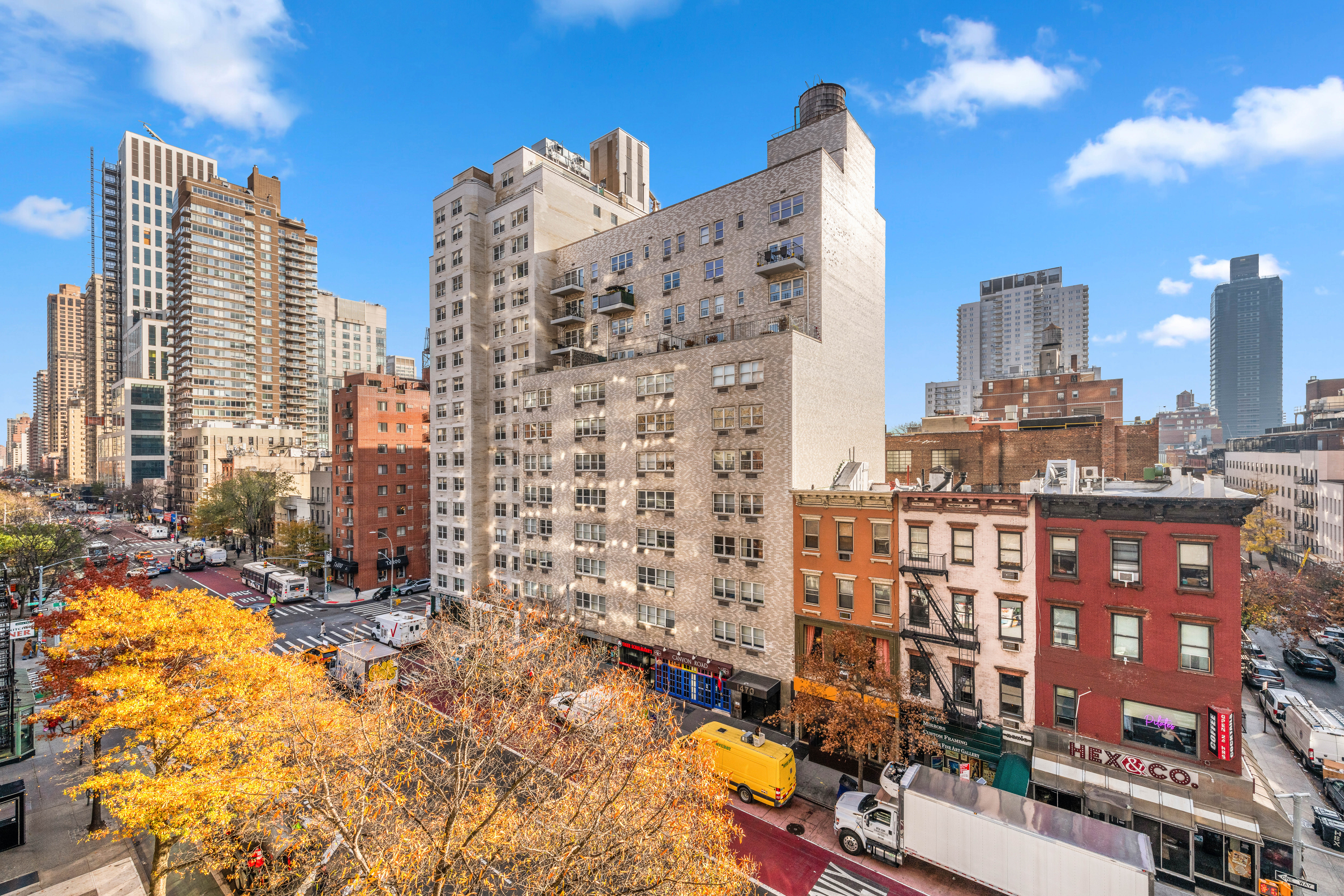 363 East 76th Street, Unit 7C Manhattan, NY 10021 - Photo 13 of 19 a city view with tall buildings