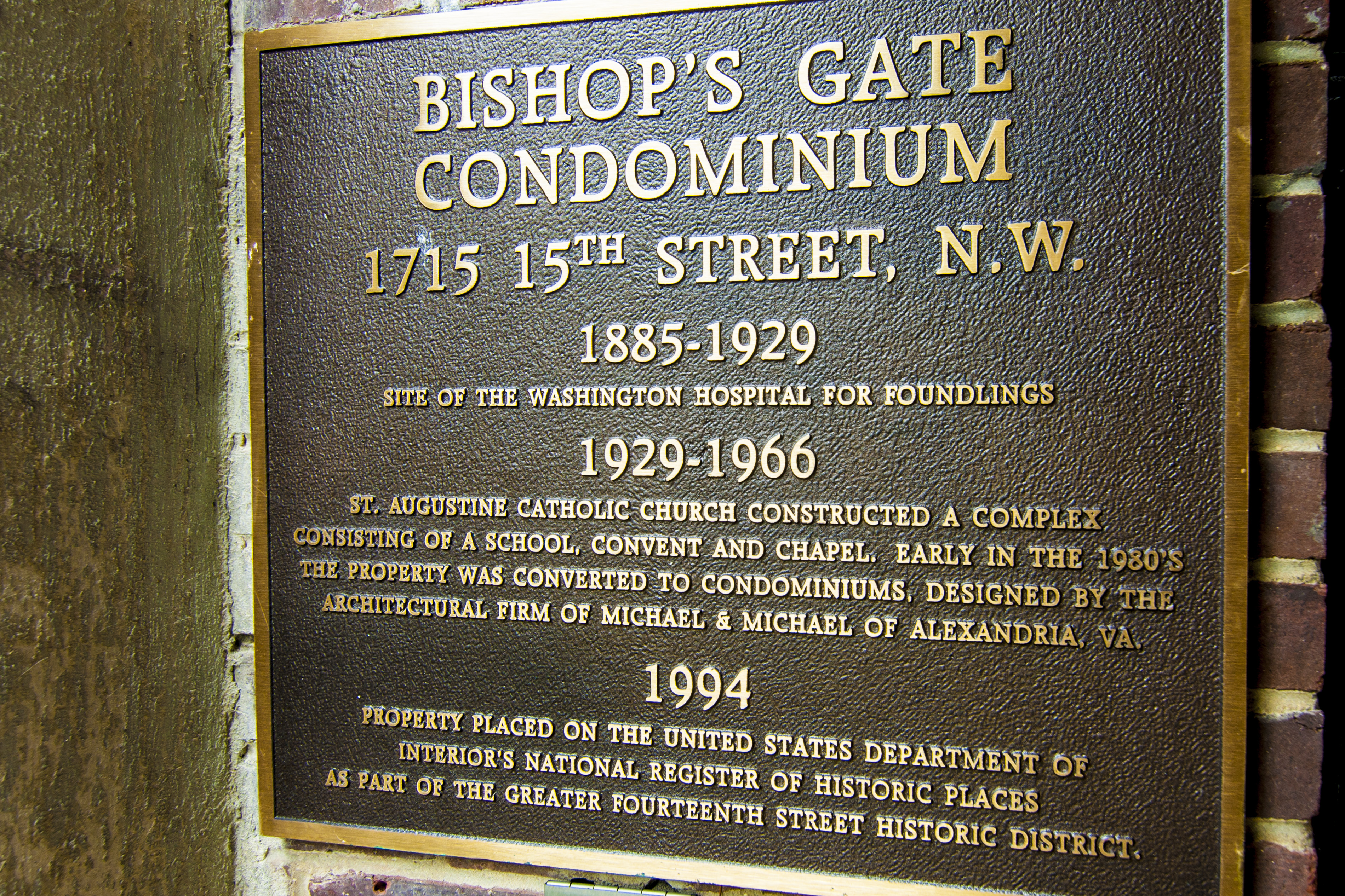 1715 15th Street Northwest, Unit 101 Washington, DC 20009 - Photo 14 of 23 a sign on the wall