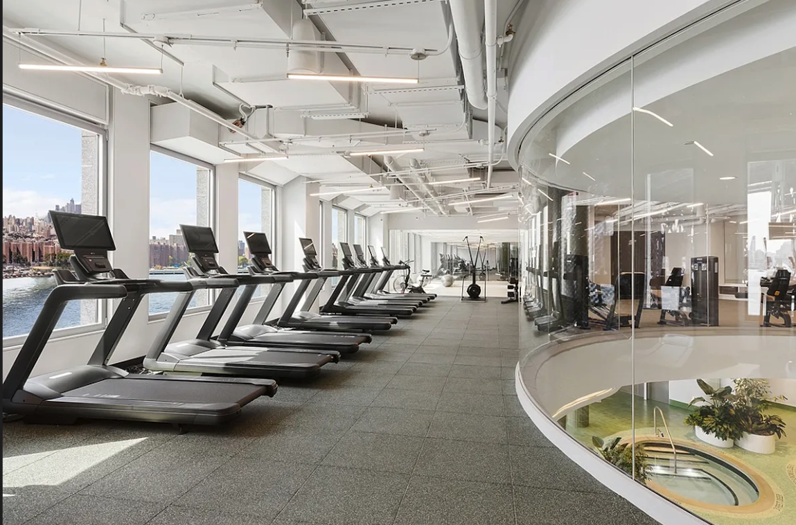 5 South 5th Street, Unit 913 Brooklyn, NY 11249 - Photo 14 of 24 a view of a room with gym equipment
