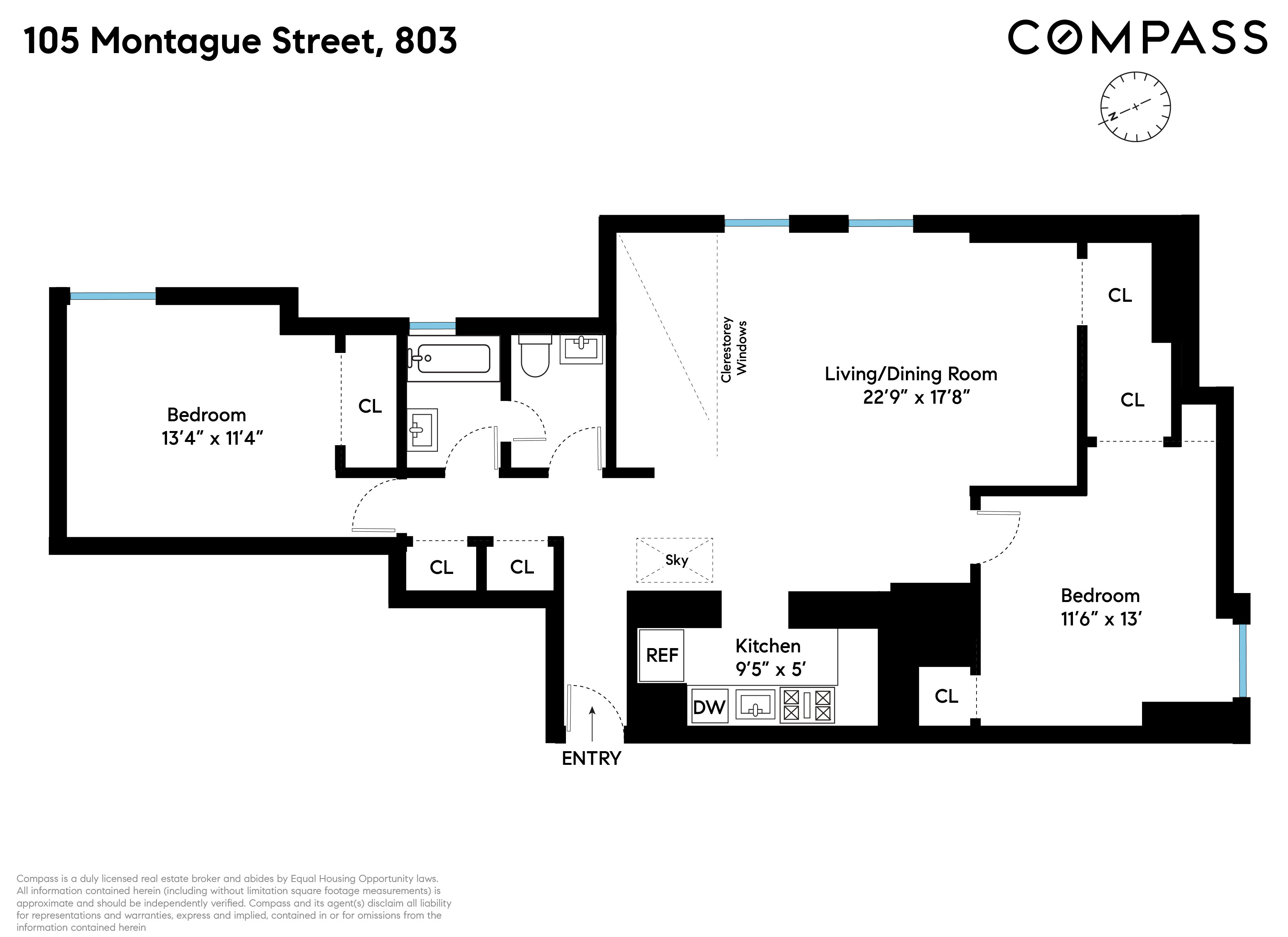 105 Montague Street, Unit 803 Brooklyn, NY 11201 - Photo 7 of 7