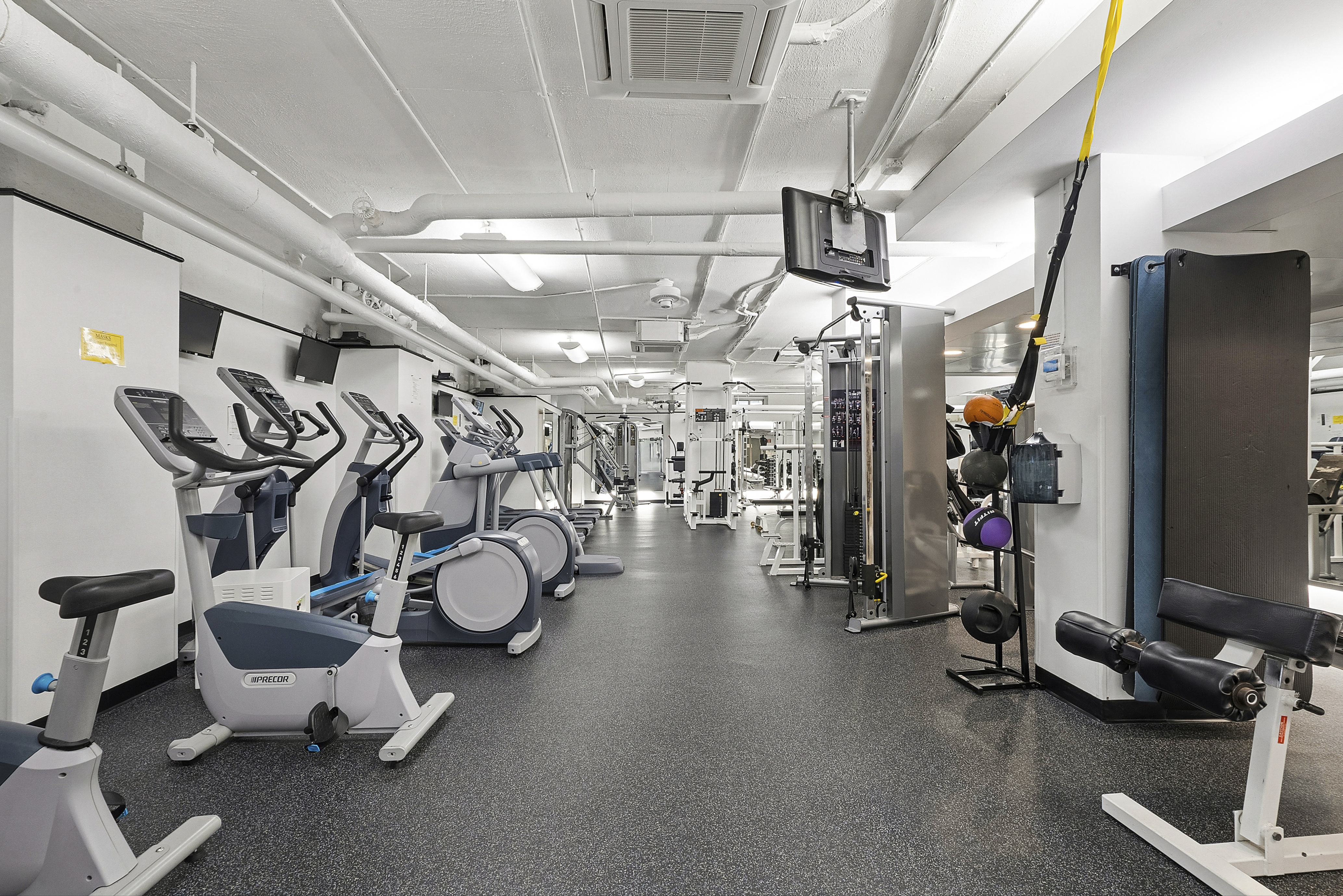 400 Central Park West, Unit 20B Manhattan, NY 10025 - Photo 9 of 11 a view of a room with gym equipment