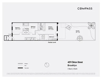 $3,100,000 | 429 Clinton Street, Unit 1 | Carroll Gardens
