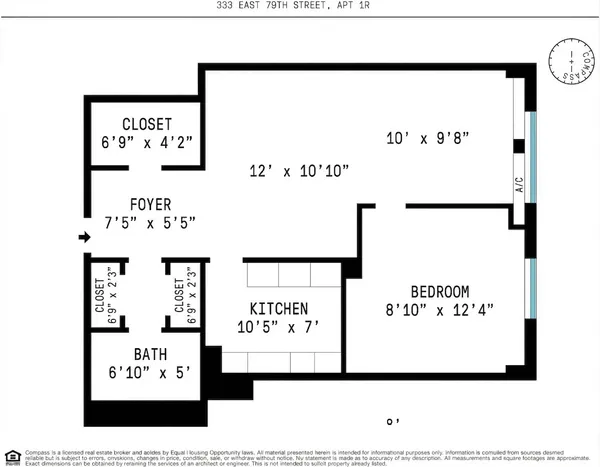 $610,000 | 333 East 79th Street, Unit 1R | Upper East Side