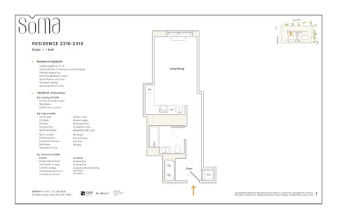 $4,135 | 25 Water Street, Unit 2410 | Financial District