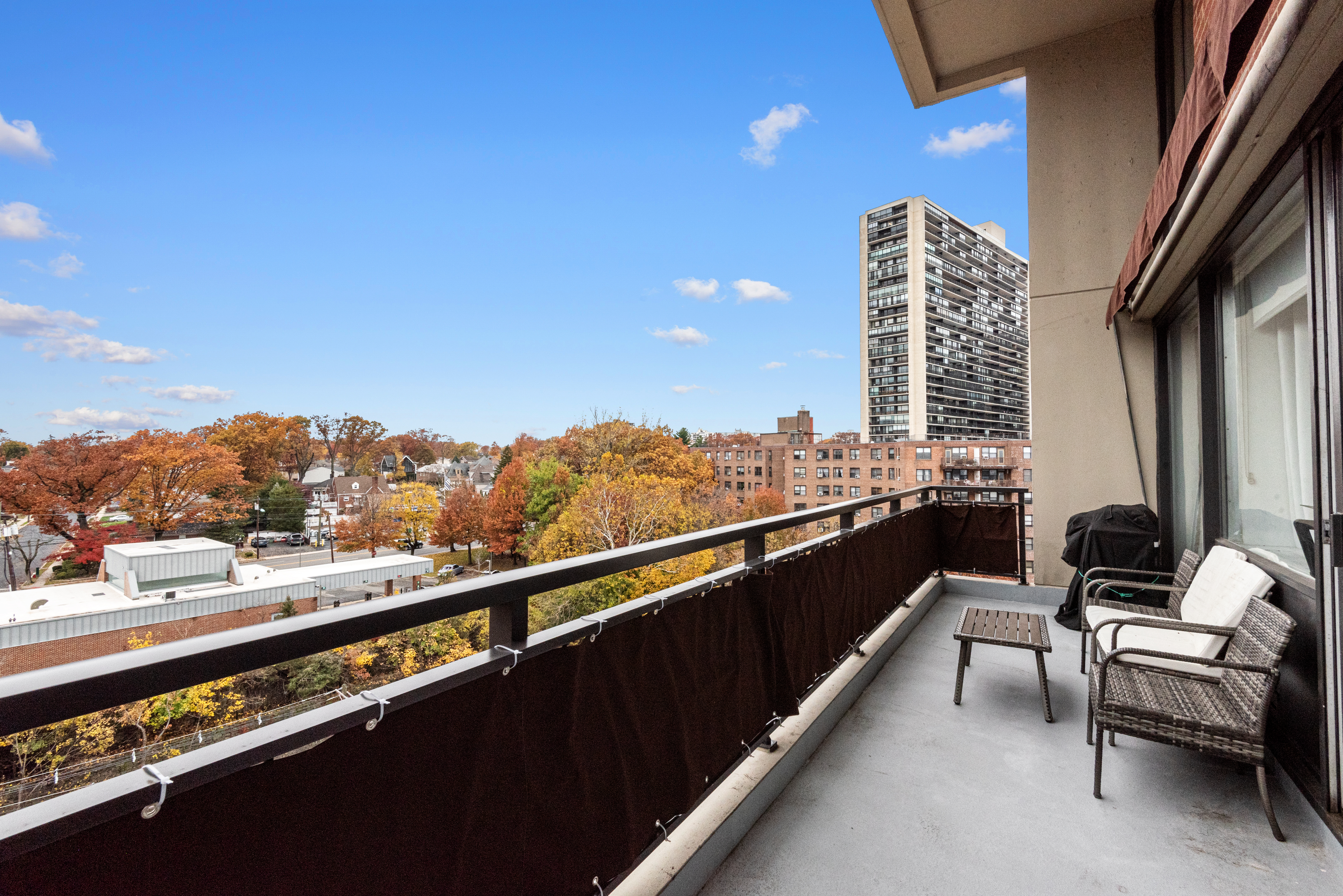 4 Horizon Road, Unit 1013 Fort Lee, NJ 07024 - Photo 15 of 18 a view of balcony with furniture