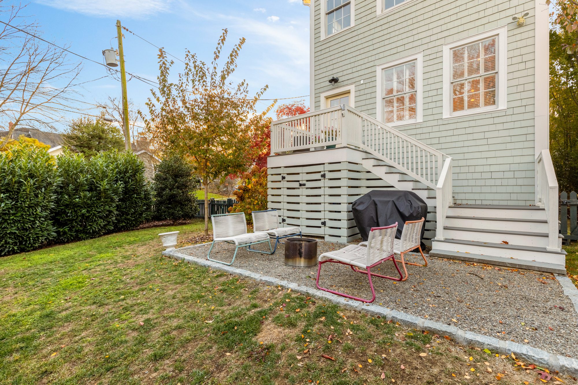 6815 Delaware Street Chevy Chase, MD 20815 - Photo 27 of 34 a front view of a house with garden