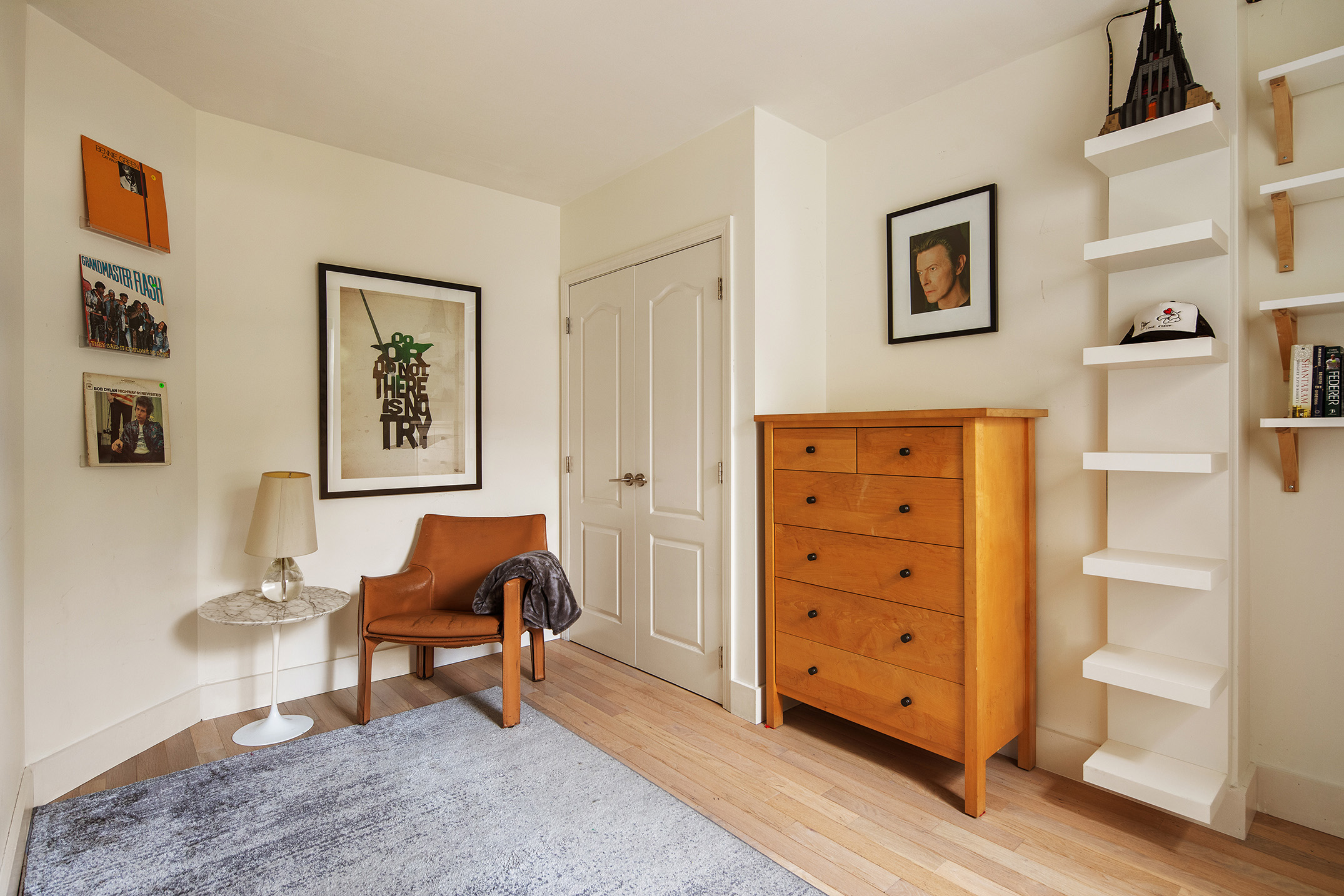 114 Pioneer Street Brooklyn, NY 11231 - Photo 7 of 17 a living room with furniture and a lamp