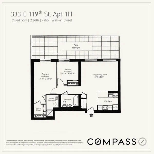 $699,000 | 333 East 119th Street, Unit 1H | East Harlem