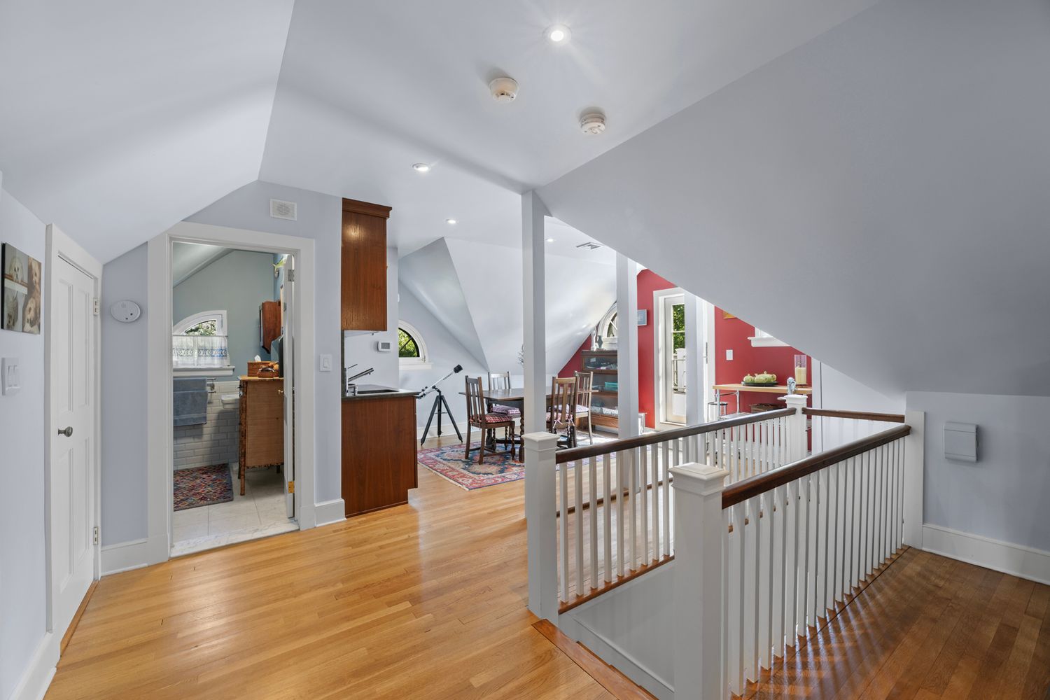 a view of a patio with couches and pool