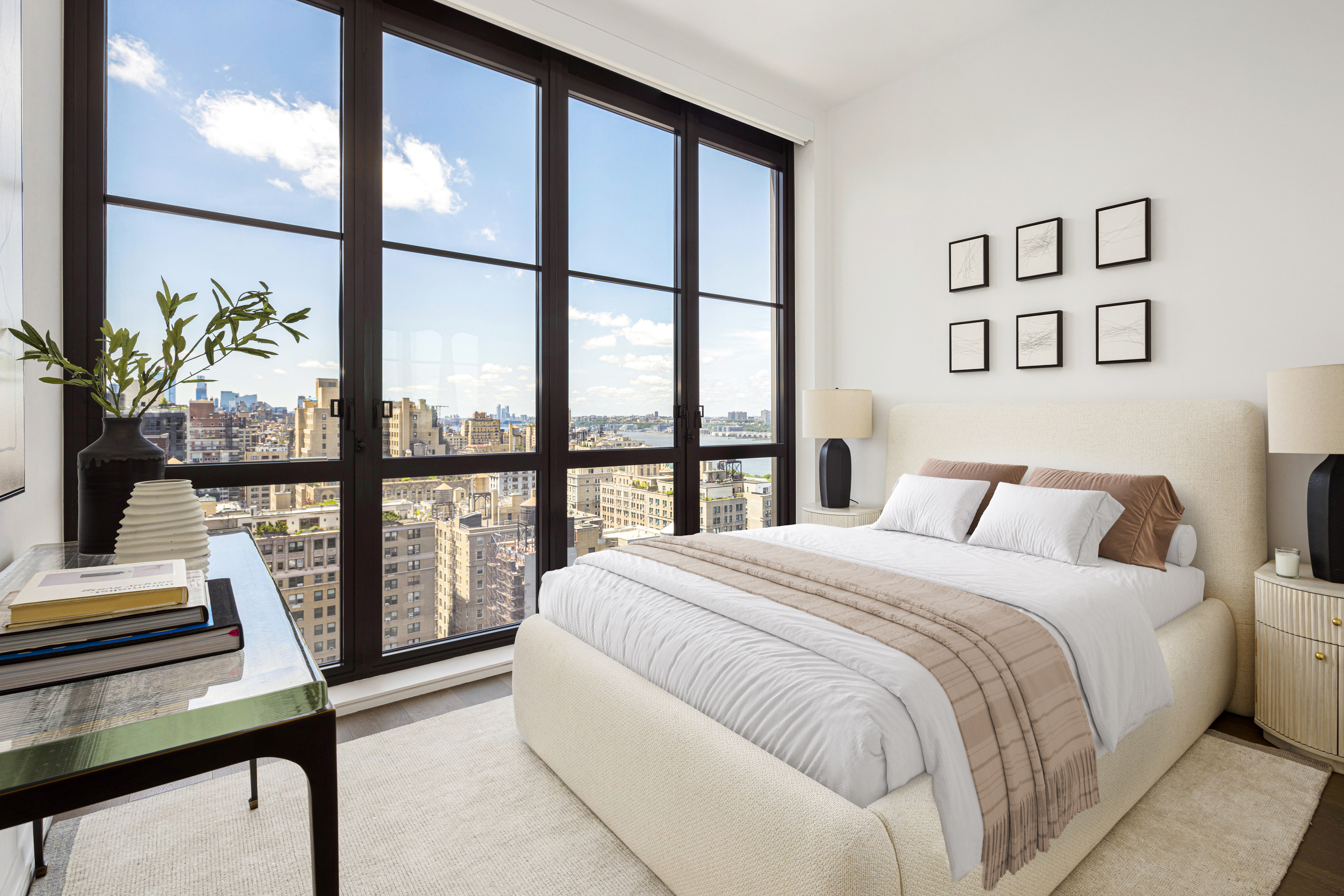 250 West 96th Street, Unit PHA Manhattan, NY 10025 - Photo 10 of 33 a bedroom with a large bed and a window