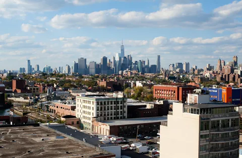 a city view