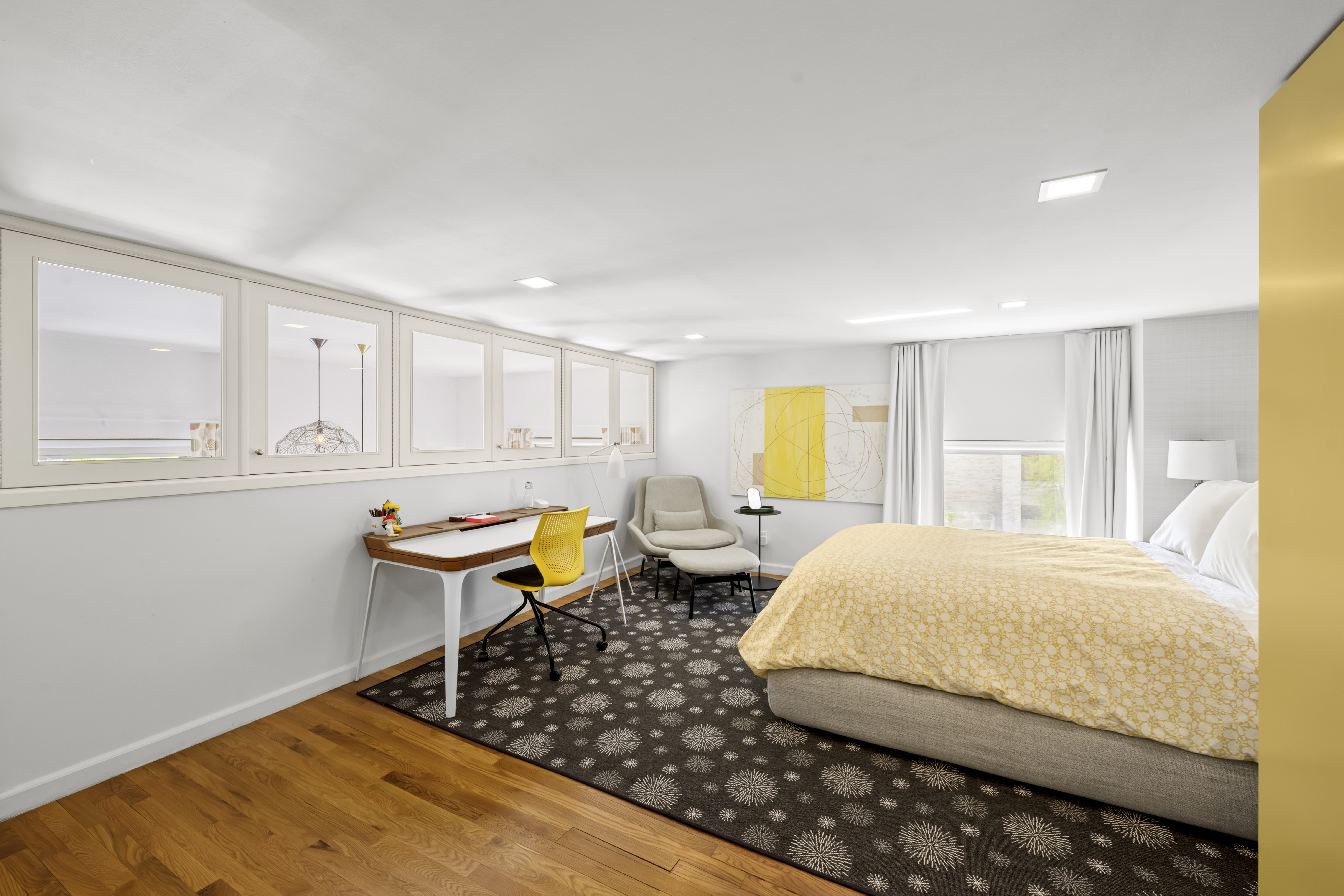 305 2nd Avenue, Unit 325 Manhattan, NY 10003 - Photo 6 of 22 a bedroom with a bed and wooden floor