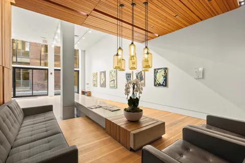 a view of living room with furniture