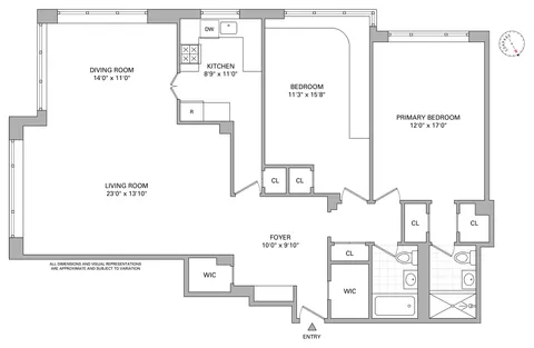 $1,995,000 | 45 Sutton Place South, Unit 12L | Sutton Place