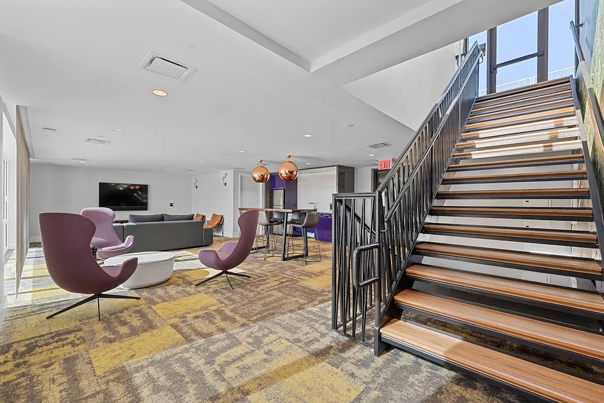 a view of a storage room