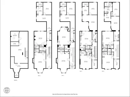 a white building with glass door