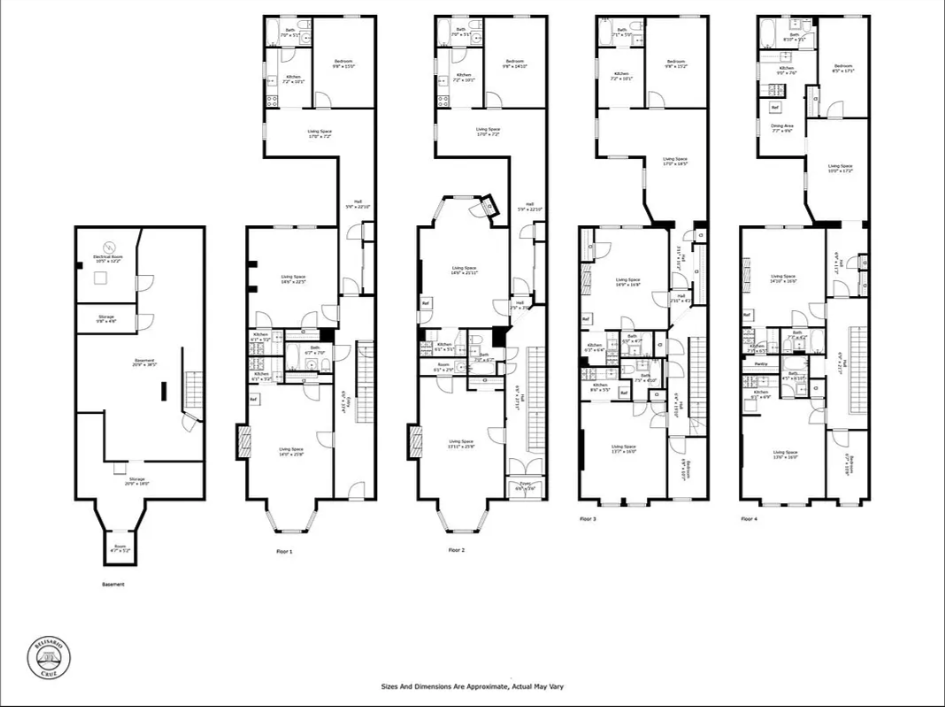 536 Clinton Avenue Brooklyn, NY 11238 - Photo 2 of 2 a white building with glass door