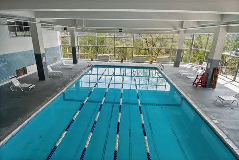 a view of a swimming pool