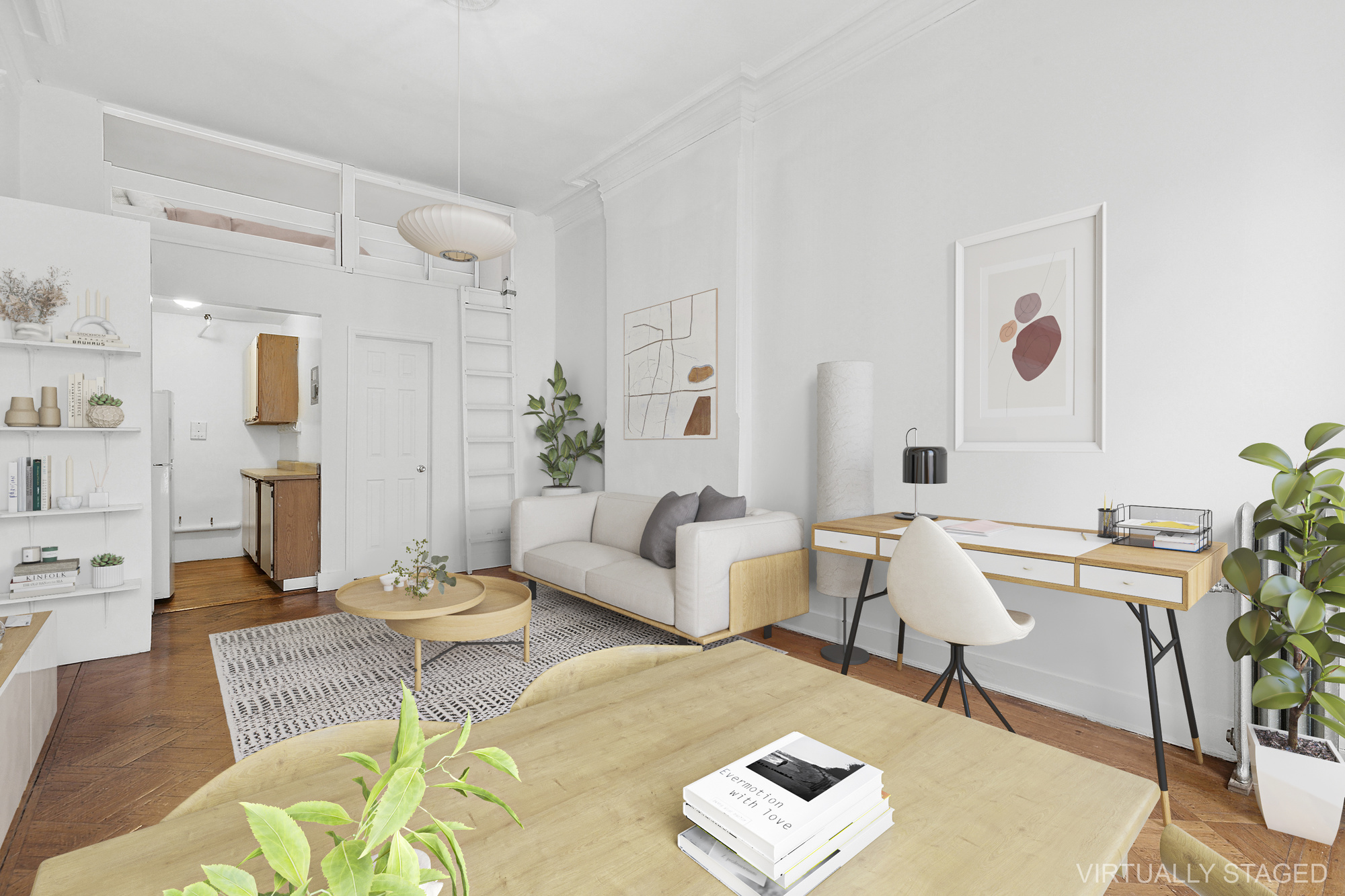 1100 Dean Street, Unit 3 Brooklyn, NY 11216 - Photo 2 of 5 a living room with furniture and a rug