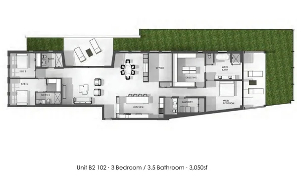 a picture of a floor plan