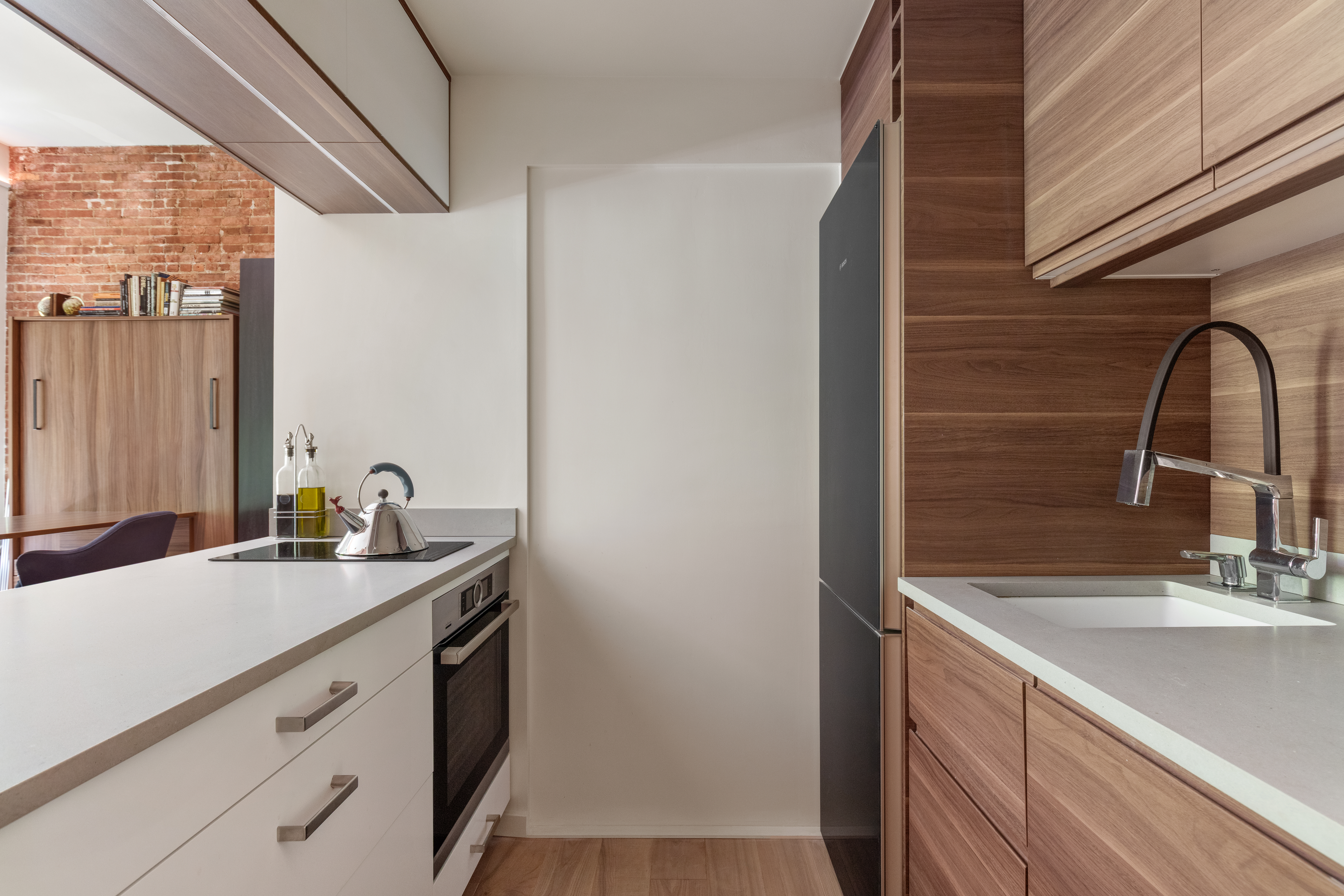 59 West 90th Street, Unit 1F Manhattan, NY 10024 - Photo 7 of 13 a bathroom with a sink and a mirror