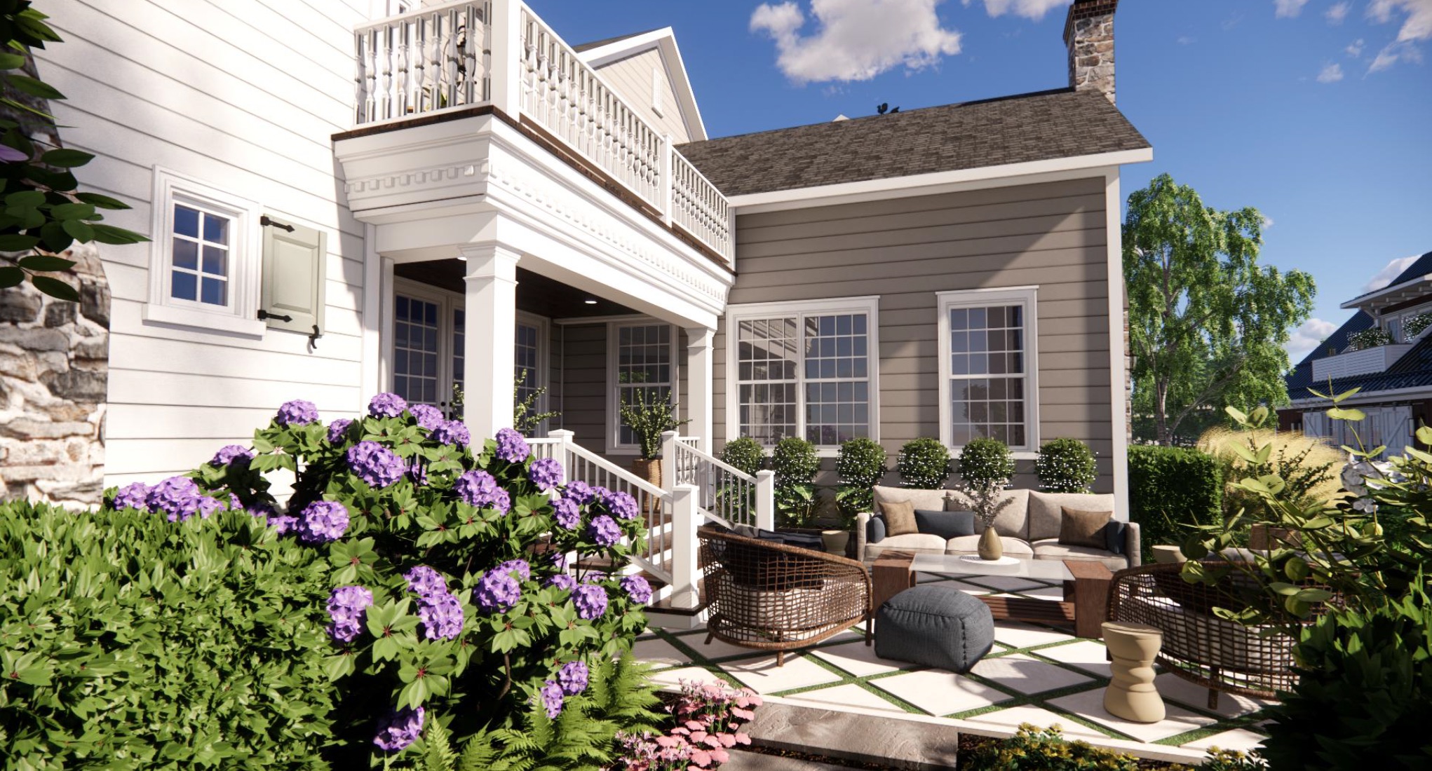 321 Lurgan Road New Hope, PA 18938 - Photo 3 of 30 a view of a potted plants on a sidewalk