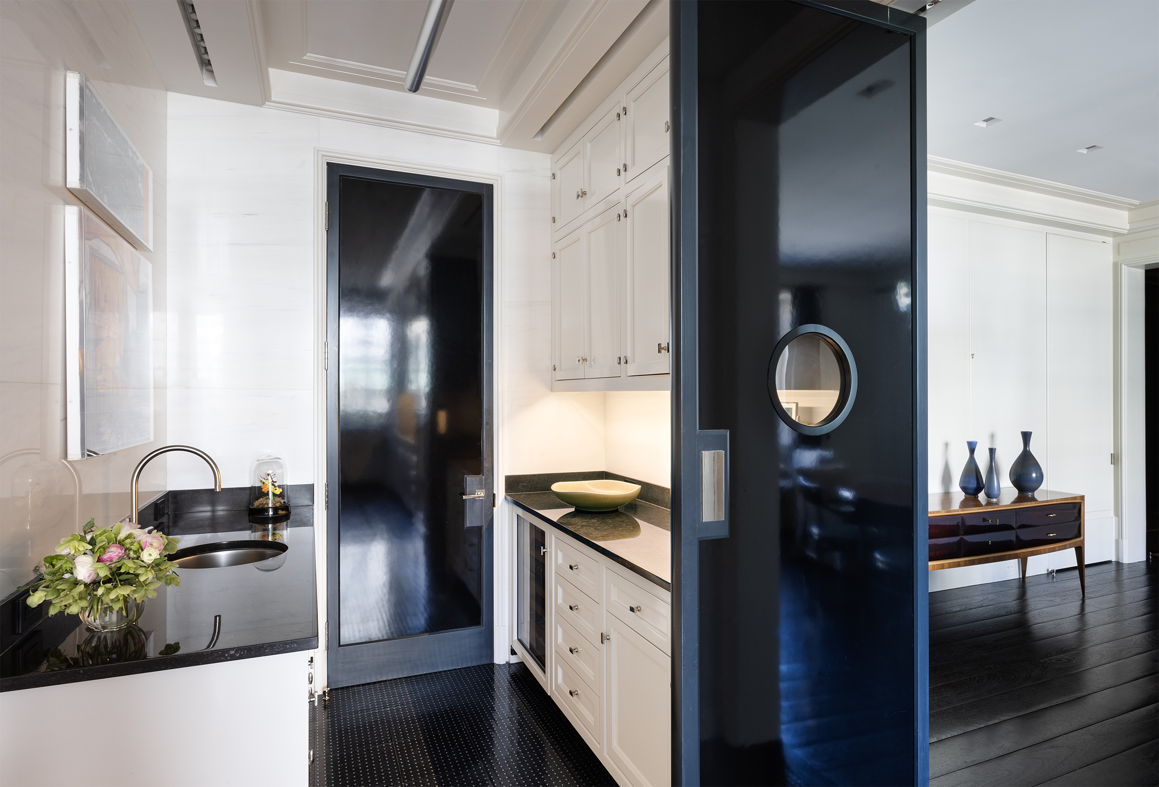 2 East 70th Street, Unit 4A Manhattan, NY 10021 - Photo 12 of 17 a kitchen with stainless steel appliances granite countertop a refrigerator and a stove