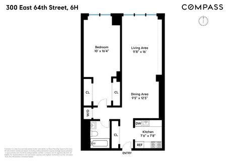 $1,100,000 | 300 East 64th Street, Unit 6H | Lenox Hill