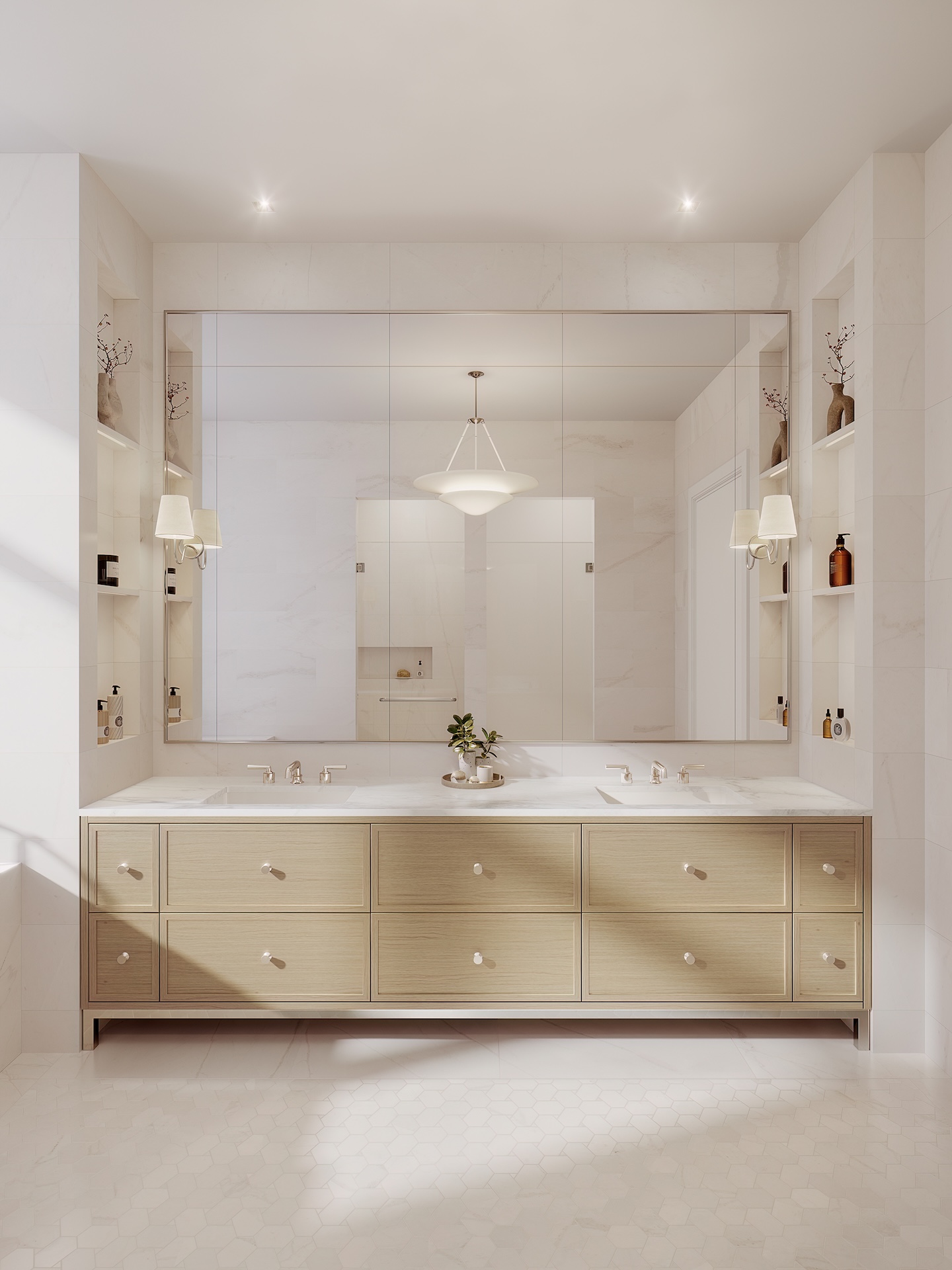 255 East 77th Street, Unit 10B Manhattan, NY 10075 - Photo 6 of 26 a bathroom with a bathtub sink and mirror