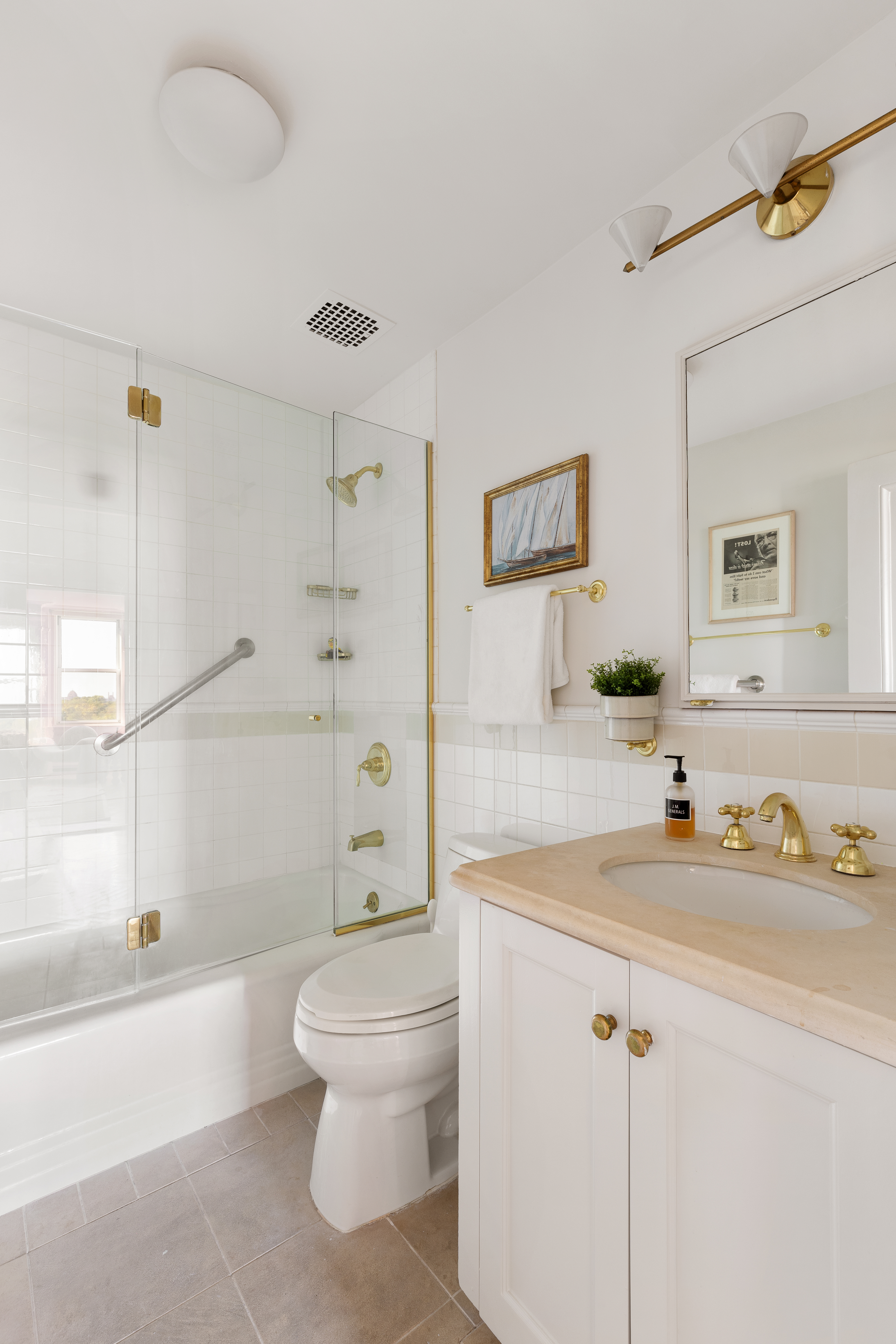 35 Prospect Park West, Unit 10B Brooklyn, NY 11215 - Photo 15 of 19 a bathroom with a sink a toilet and a bathtub