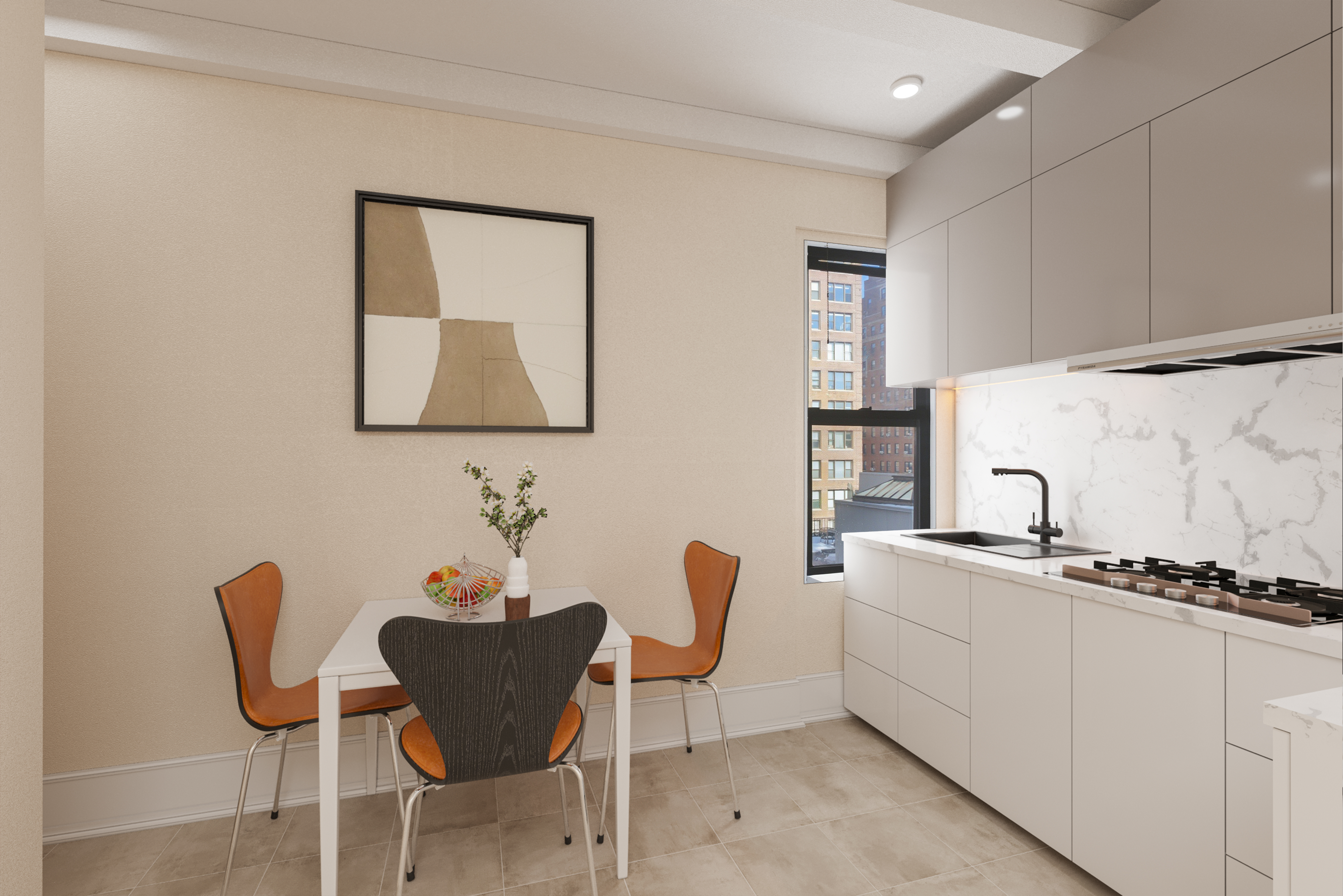 210 West 78th Street, Unit 8C Manhattan, NY 10024 - Photo 9 of 21 a dining room with furniture and window