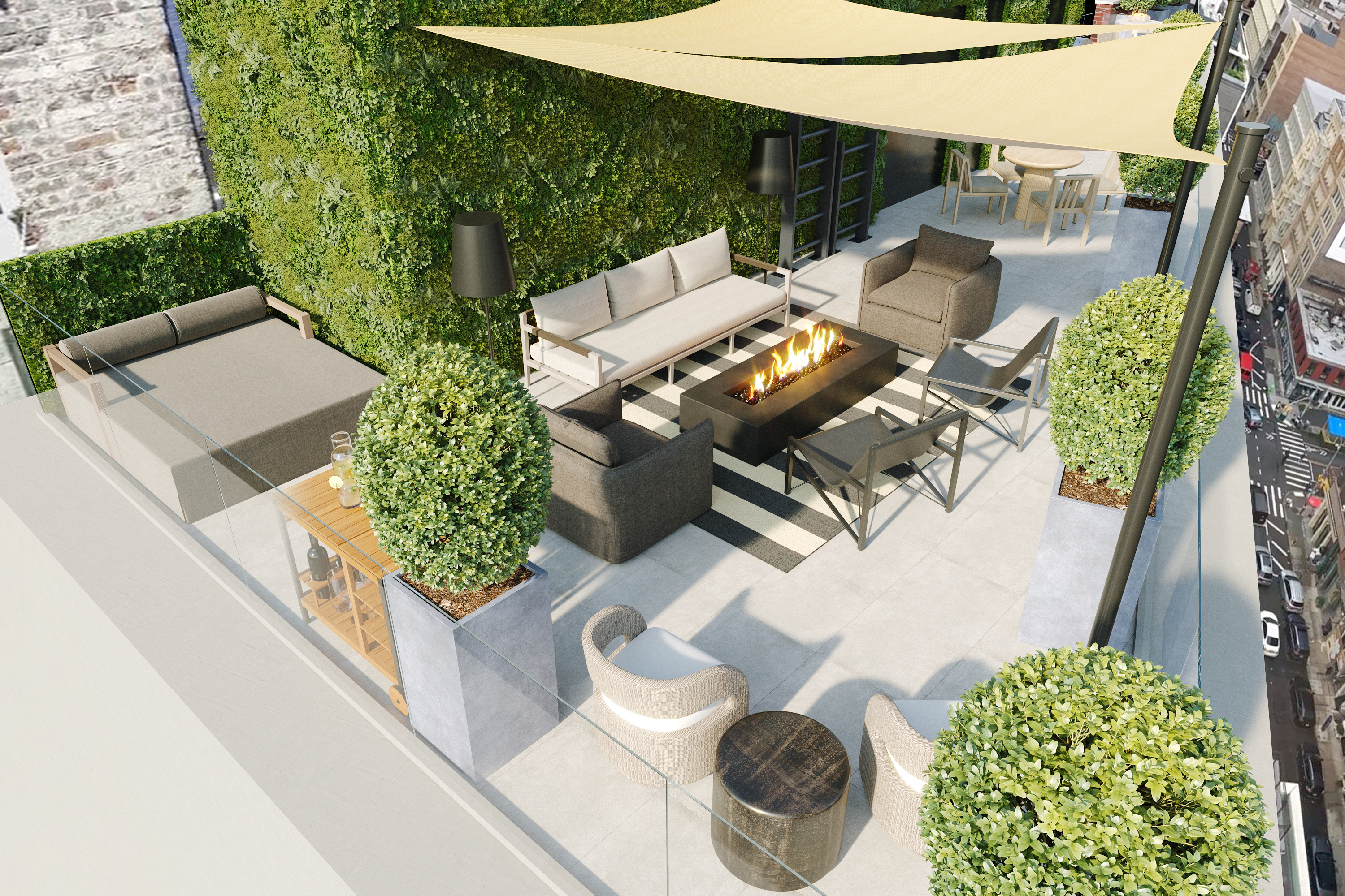 100 Franklin Street, Unit PHS Manhattan, NY 10013 - Photo 2 of 35 an outdoor space with furniture