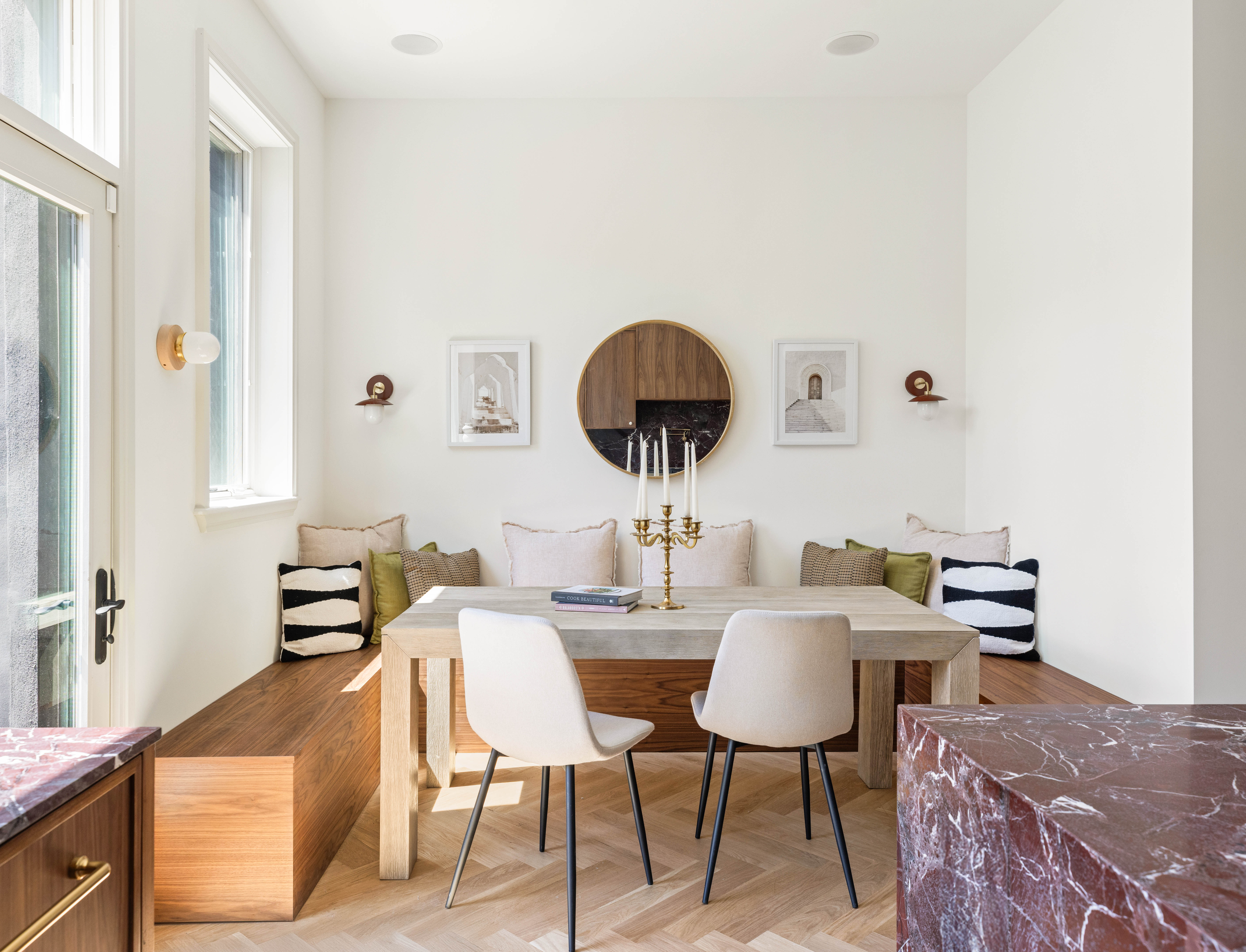 196 Monroe Street Brooklyn, NY 11216 - Photo 4 of 22 a view of a dining room with furniture