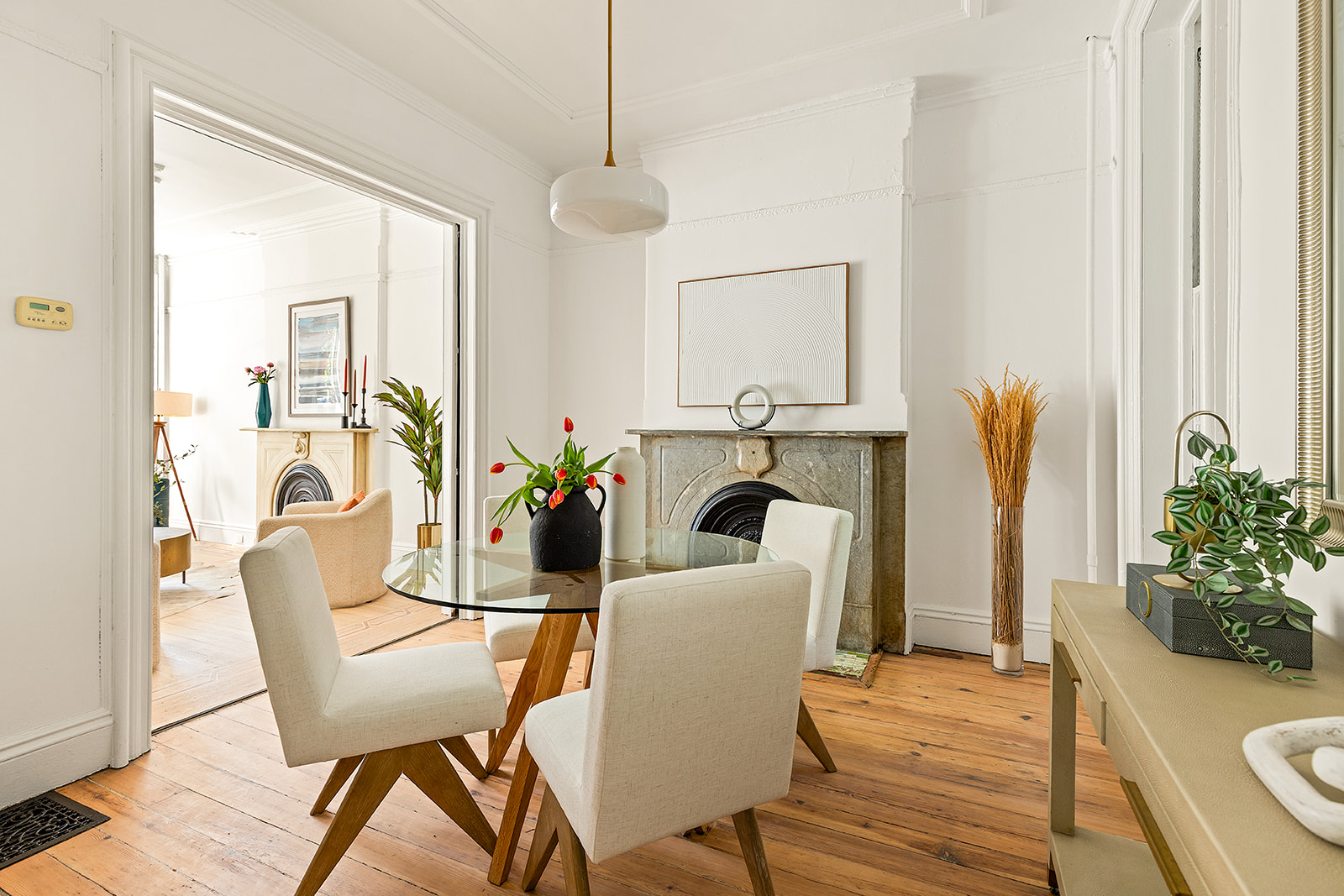 467 11th Street Brooklyn, NY 11215 - Photo 3 of 14 a view of a dining room with furniture and wooden floor