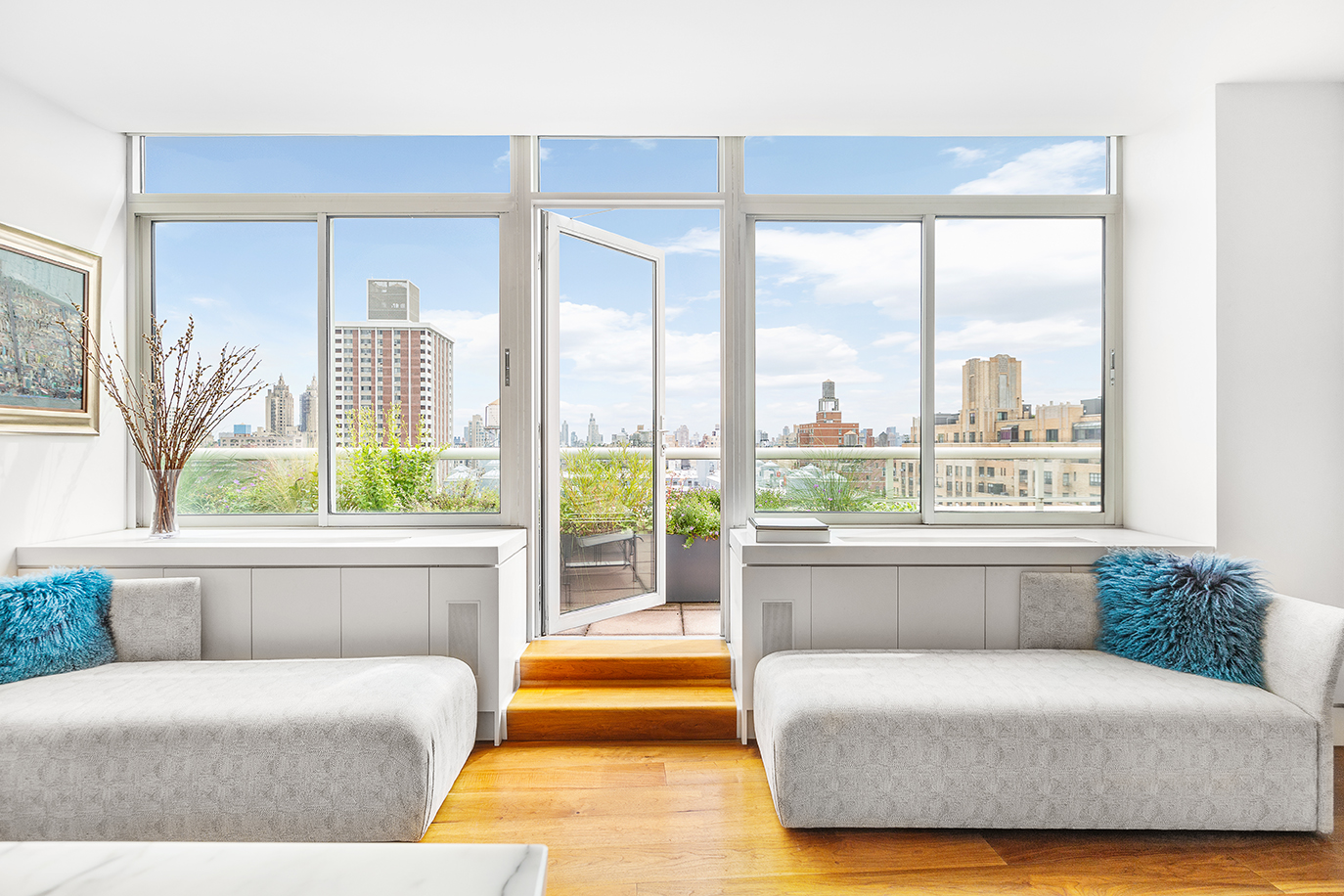 2373 Broadway, Unit PH1 Manhattan, NY 10024 - Photo 4 of 28 a living room with furniture and a large window