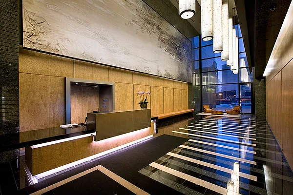 200 West 67th Street, Unit 32C Manhattan, NY 10023 - Photo 15 of 17 a view of a patio with wooden floor