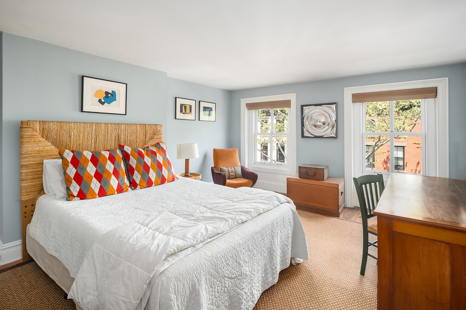 204 Warren Street Brooklyn, NY 11201 - Photo 13 of 29 a bedroom with a bed and a couch